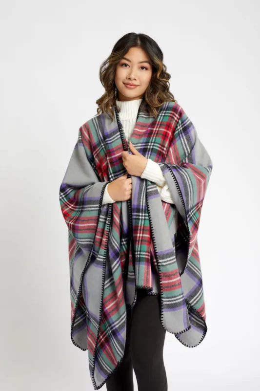 Astrid - Poncho Scarf sold by Just Cozy