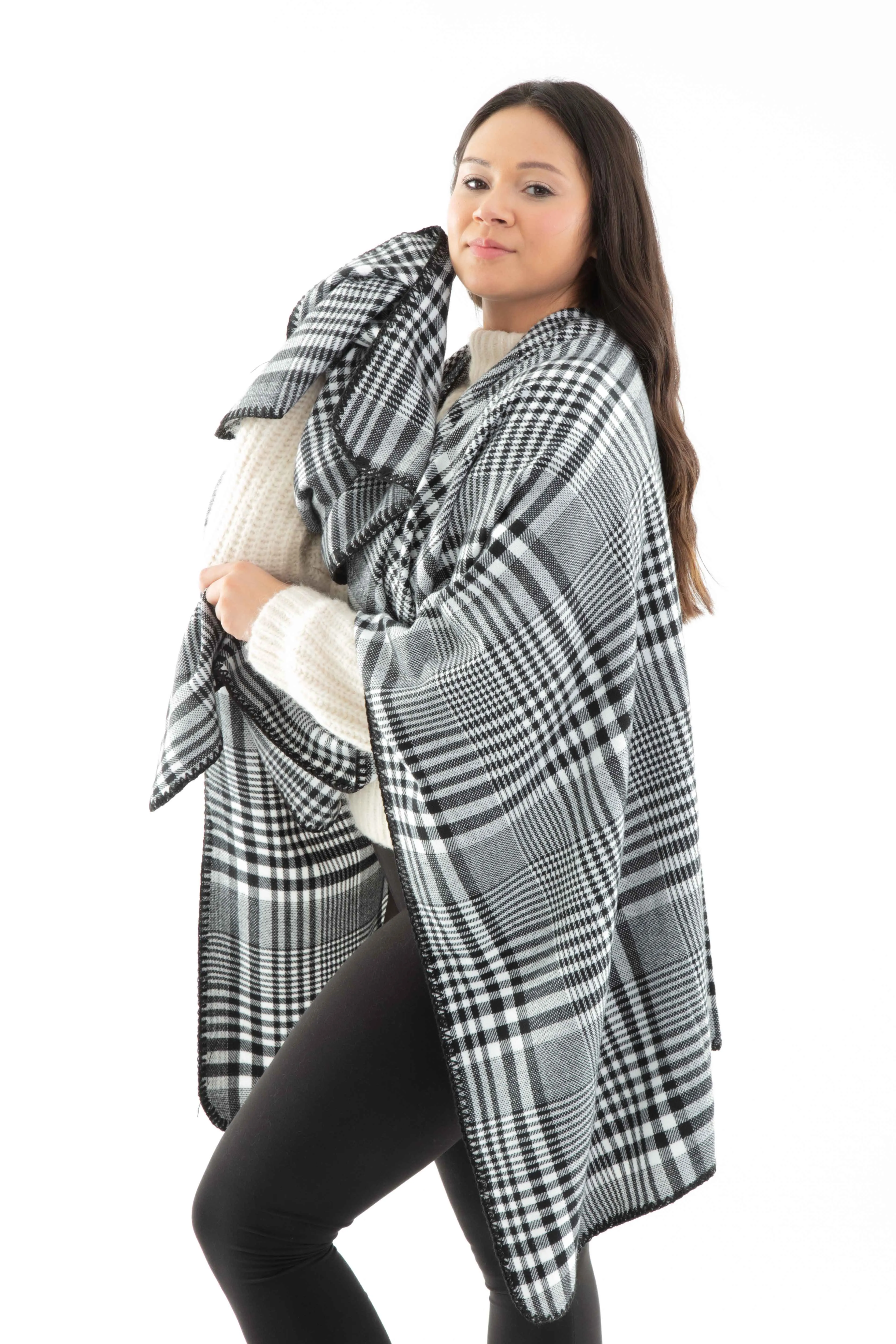 Charlise - Poncho Scarf sold by Just Cozy product image thumbnail 3