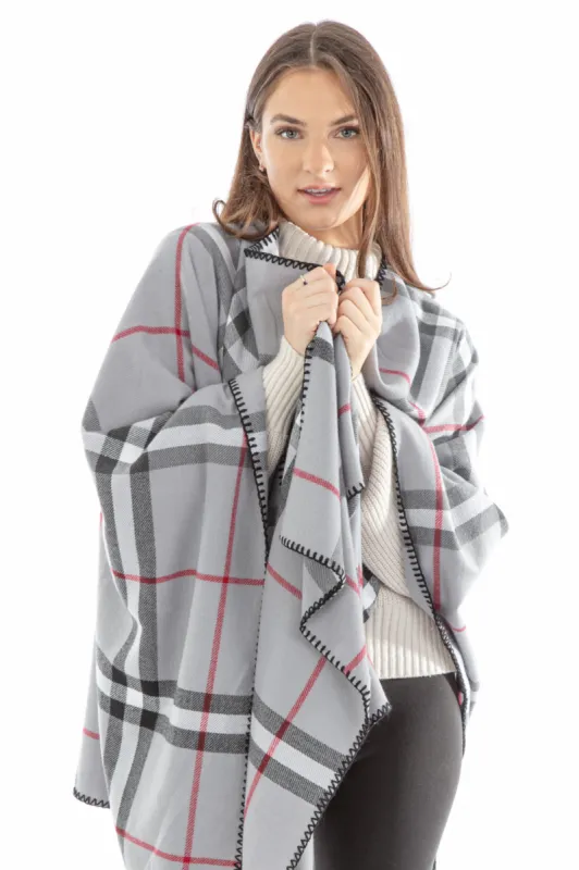 Eli - Poncho Scarf sold by Just Cozy