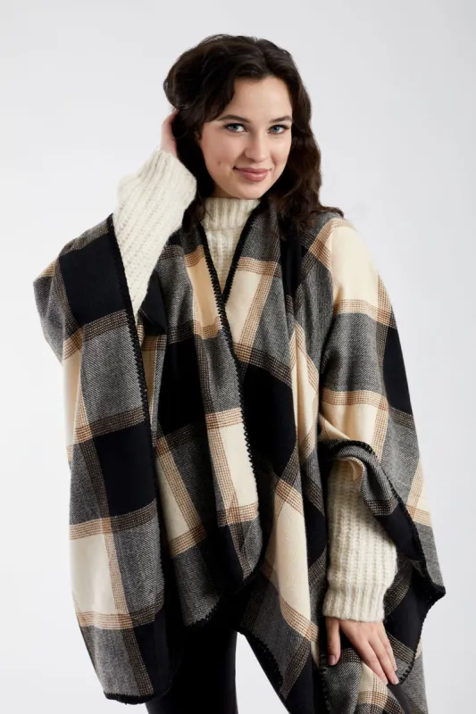 Muriel - Poncho Scarf sold by Just Cozy