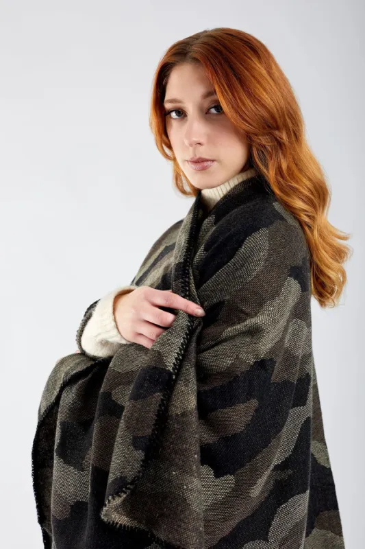 Jennie - Poncho Scarf sold by Just Cozy