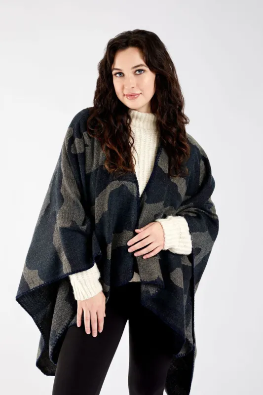 Rose - Poncho Scarf sold by Just Cozy