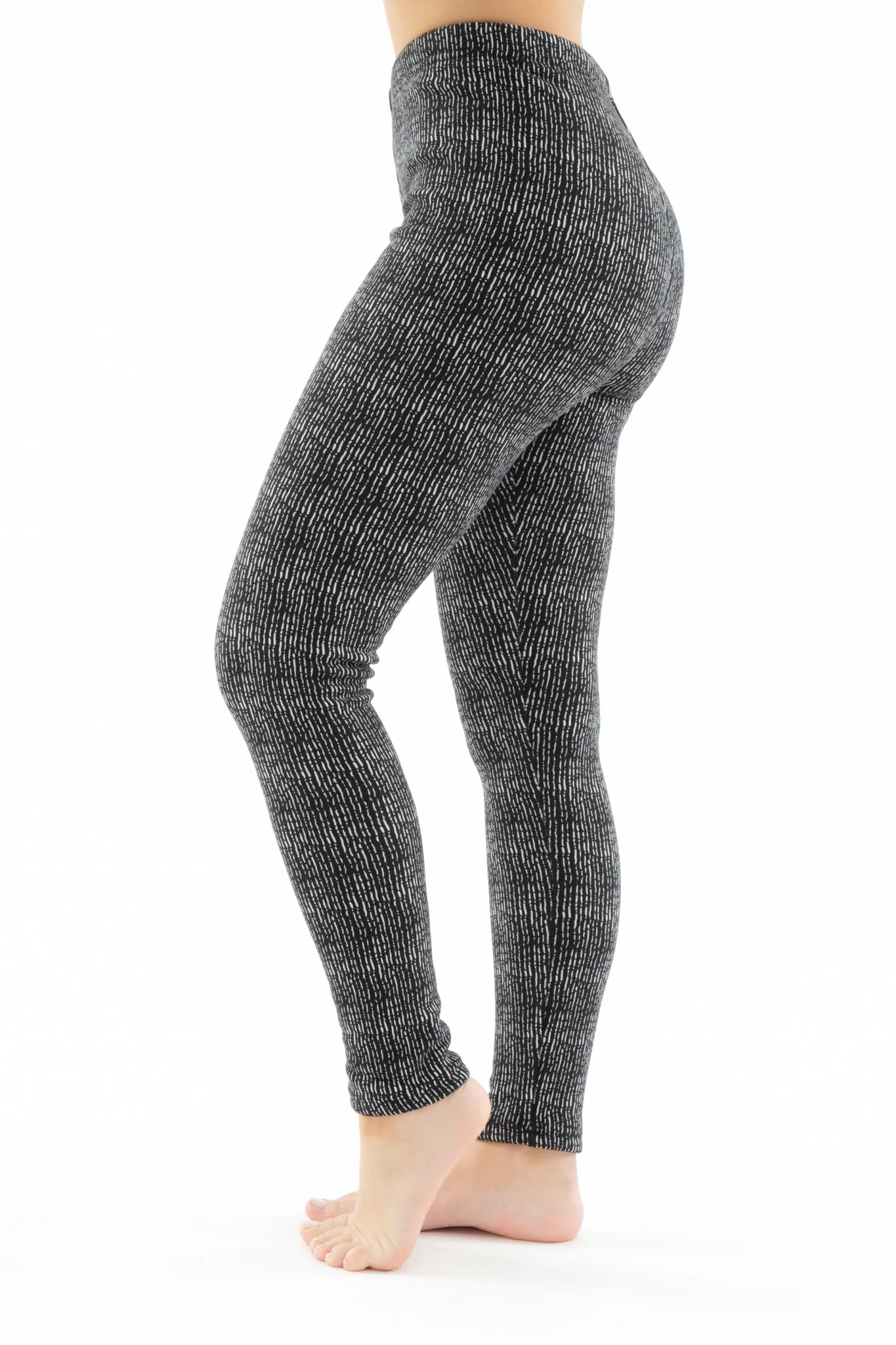 Cane Lines - Cozy Lined Leggings sold by Just Cozy