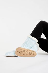 Baby Blue - Cozy Slipper Socks sold by Just Cozy