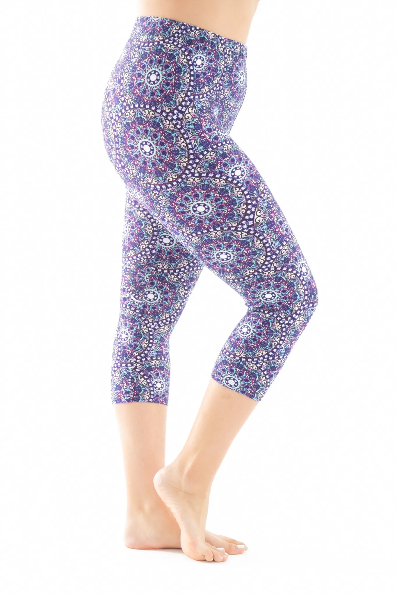 Purple Mandala - Capris sold by Just Cozy