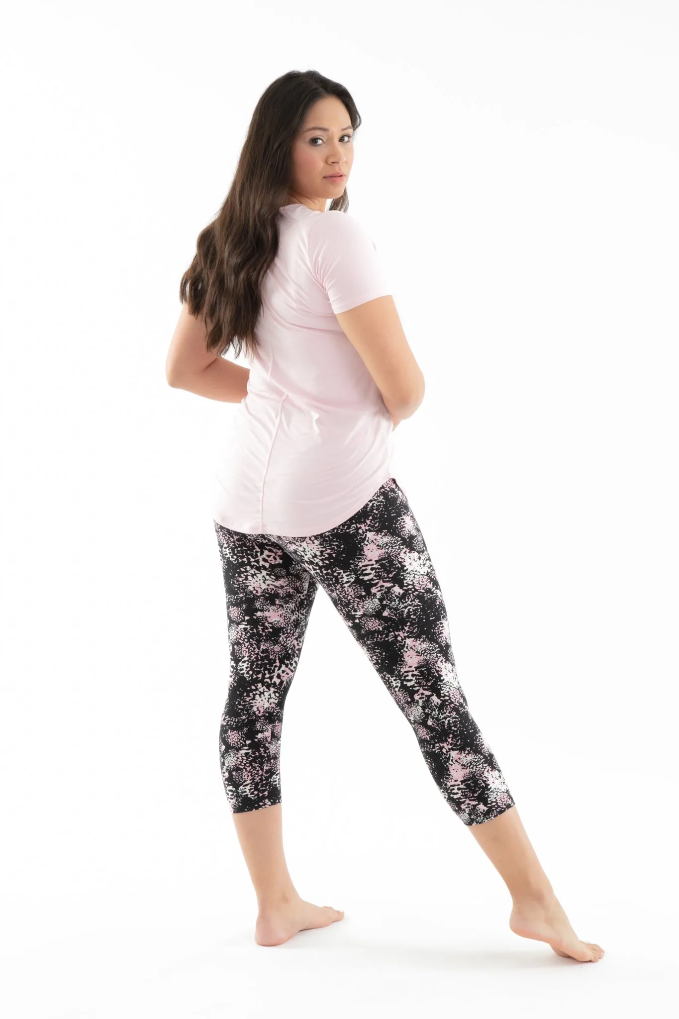 Pink Splash - Capris sold by Just Cozy product image thumbnail 4