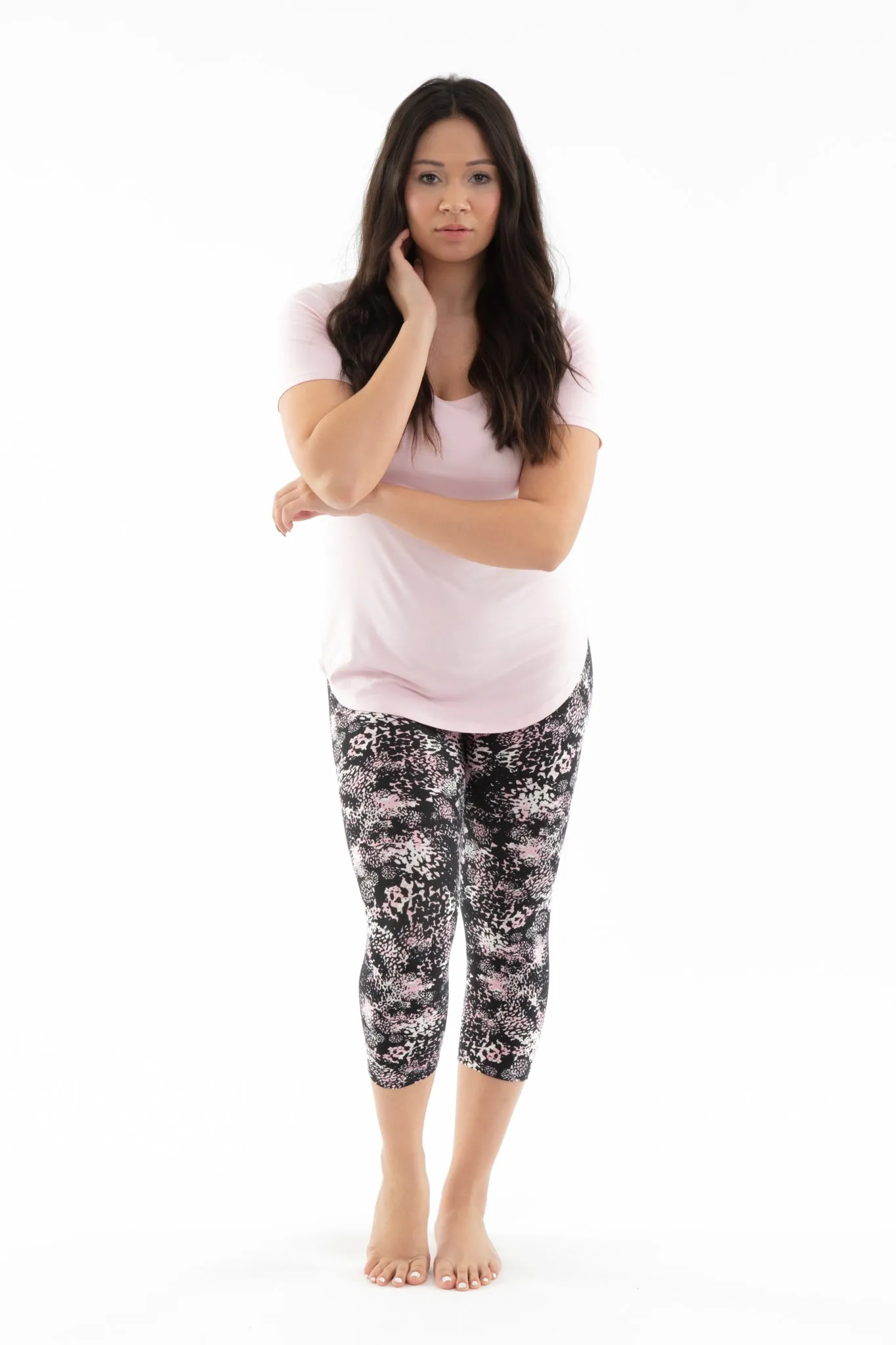 Pink Splash - Capris sold by Just Cozy product image thumbnail 3