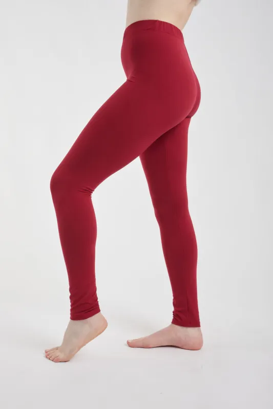 Red Velvet - All Season Leggings sold by Just Cozy
