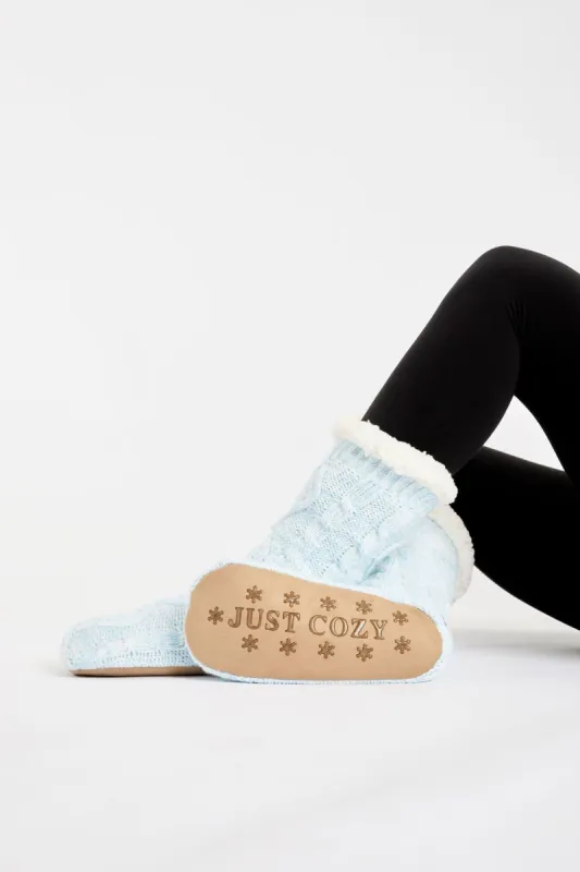 Baby Blue - Cozy Slipper Socks sold by Just Cozy