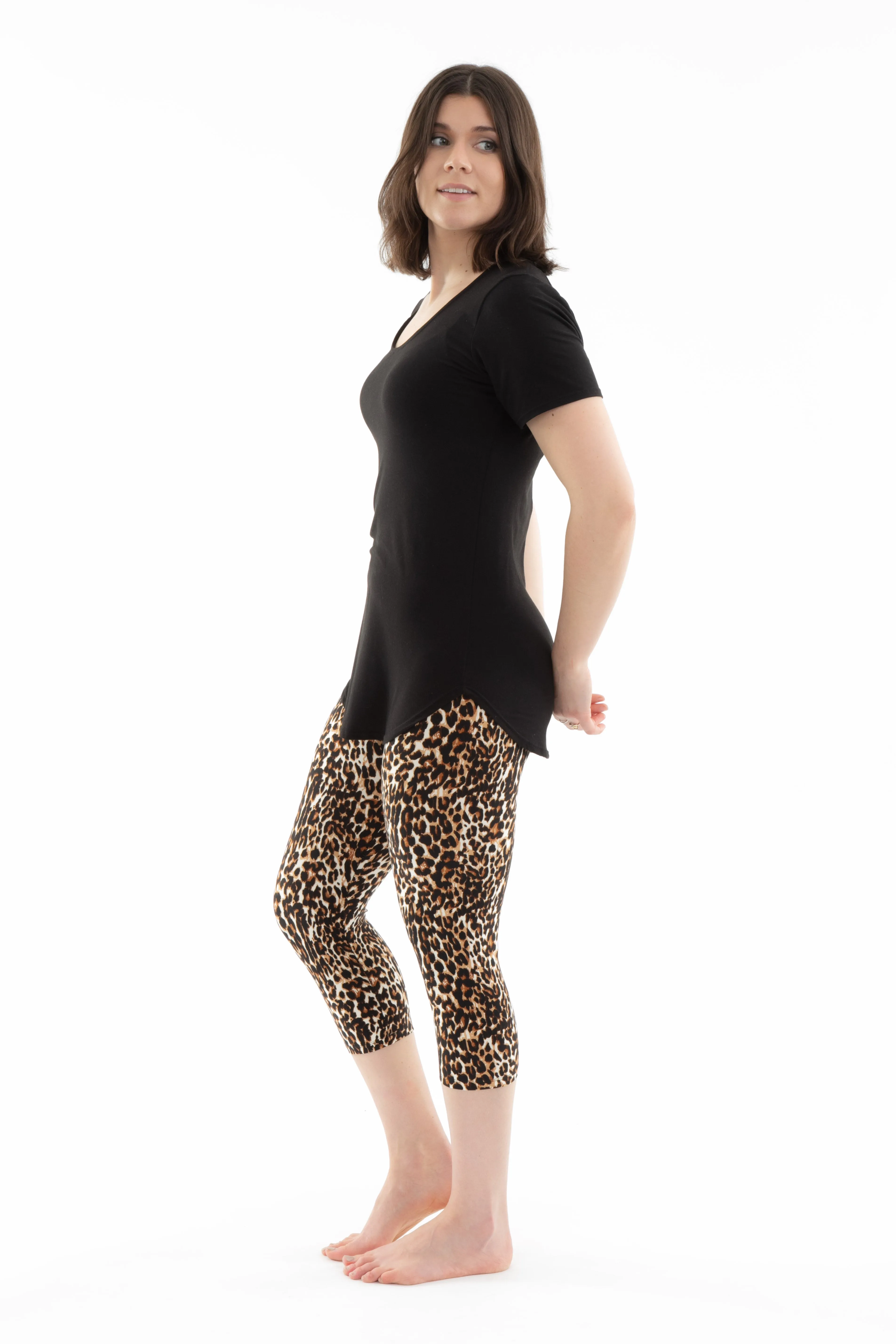 Cute Leopard - Capris sold by Just Cozy product image thumbnail 4