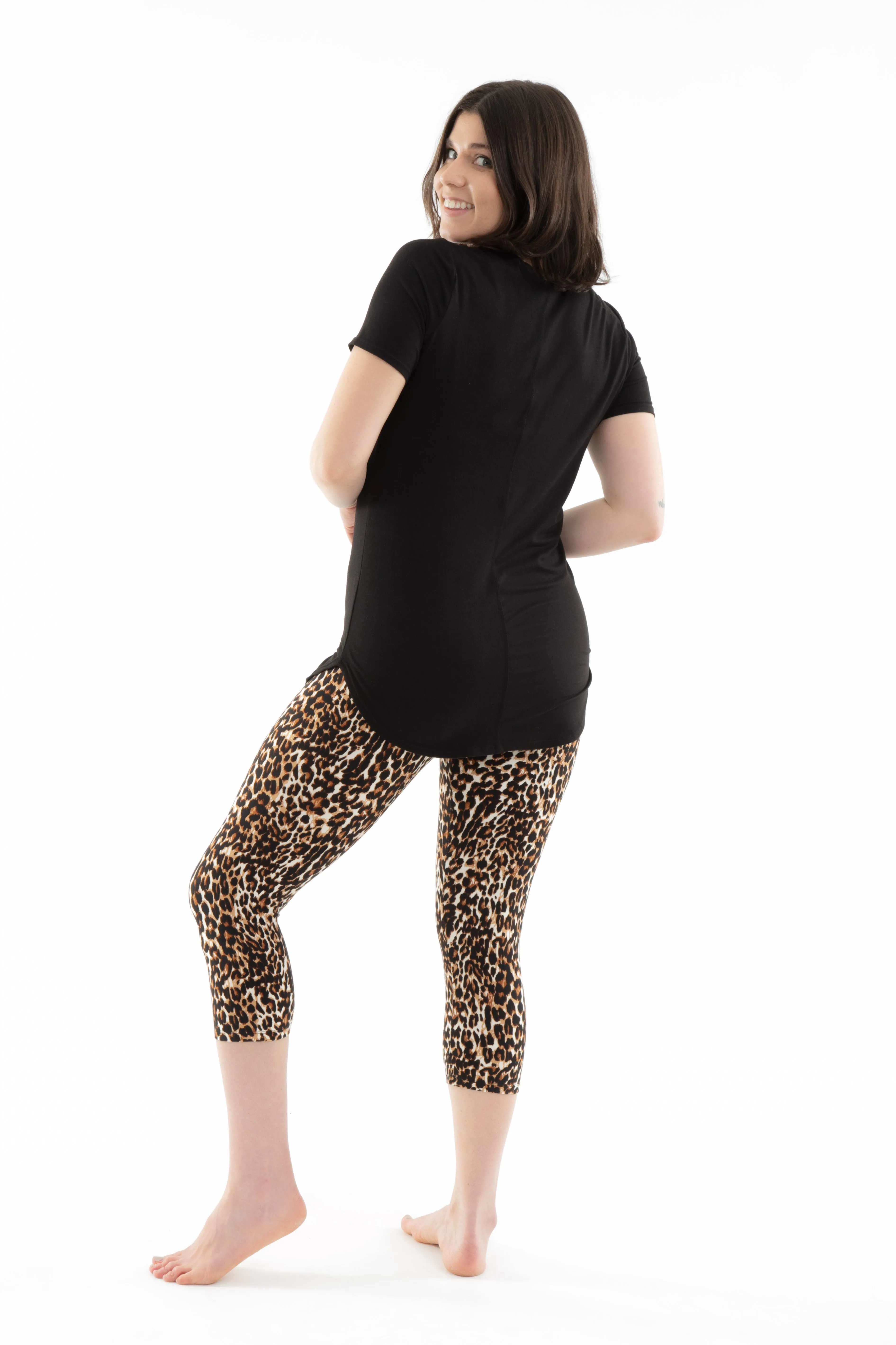 Cute Leopard - Capris sold by Just Cozy product image thumbnail 5