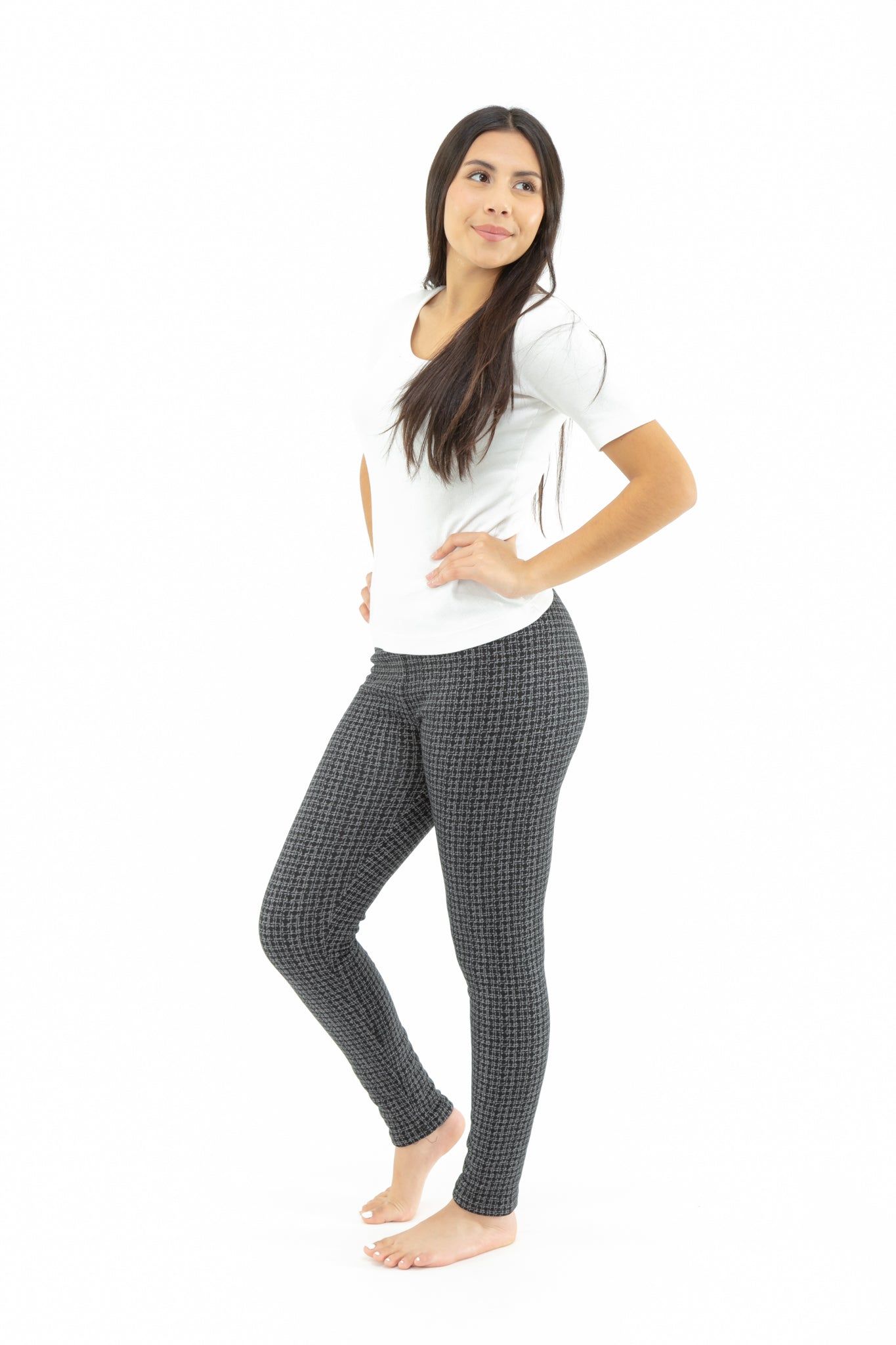 Tiny G&B Plaid - Cozy Lined sold by Just Cozy product image thumbnail 4