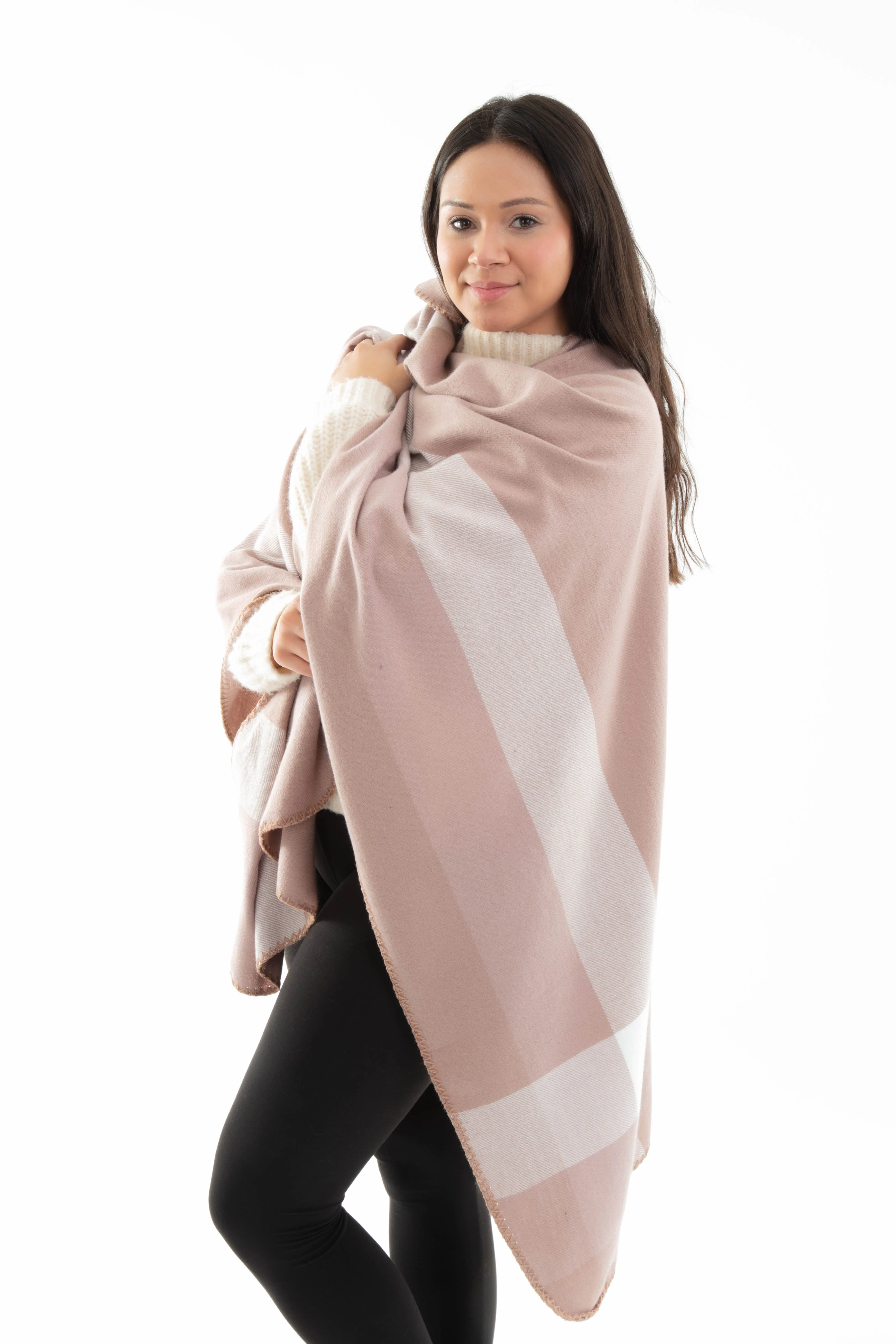 Janelle - Poncho Scarf sold by Just Cozy product image thumbnail 2