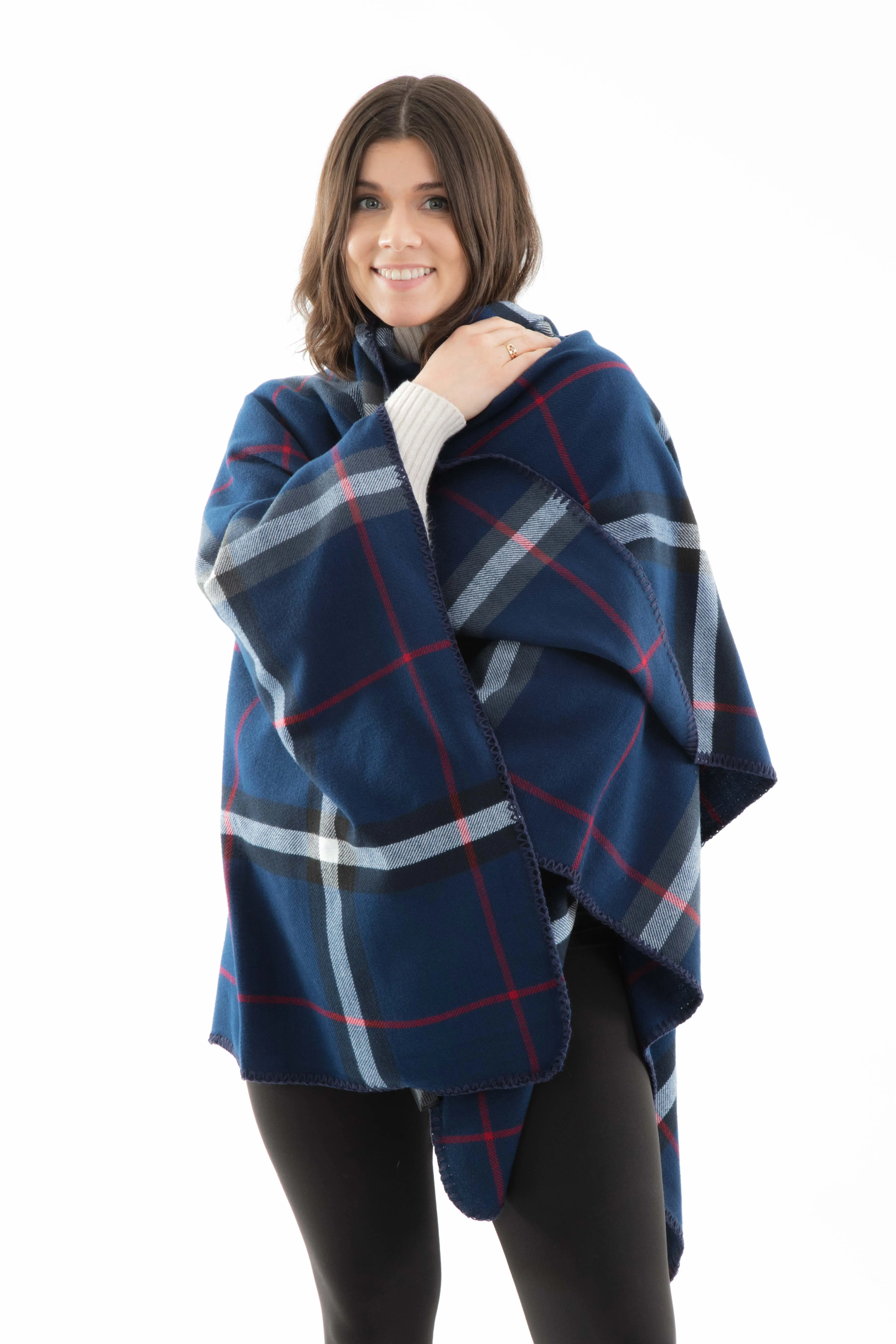 Andrea - Poncho Scarf sold by Just Cozy