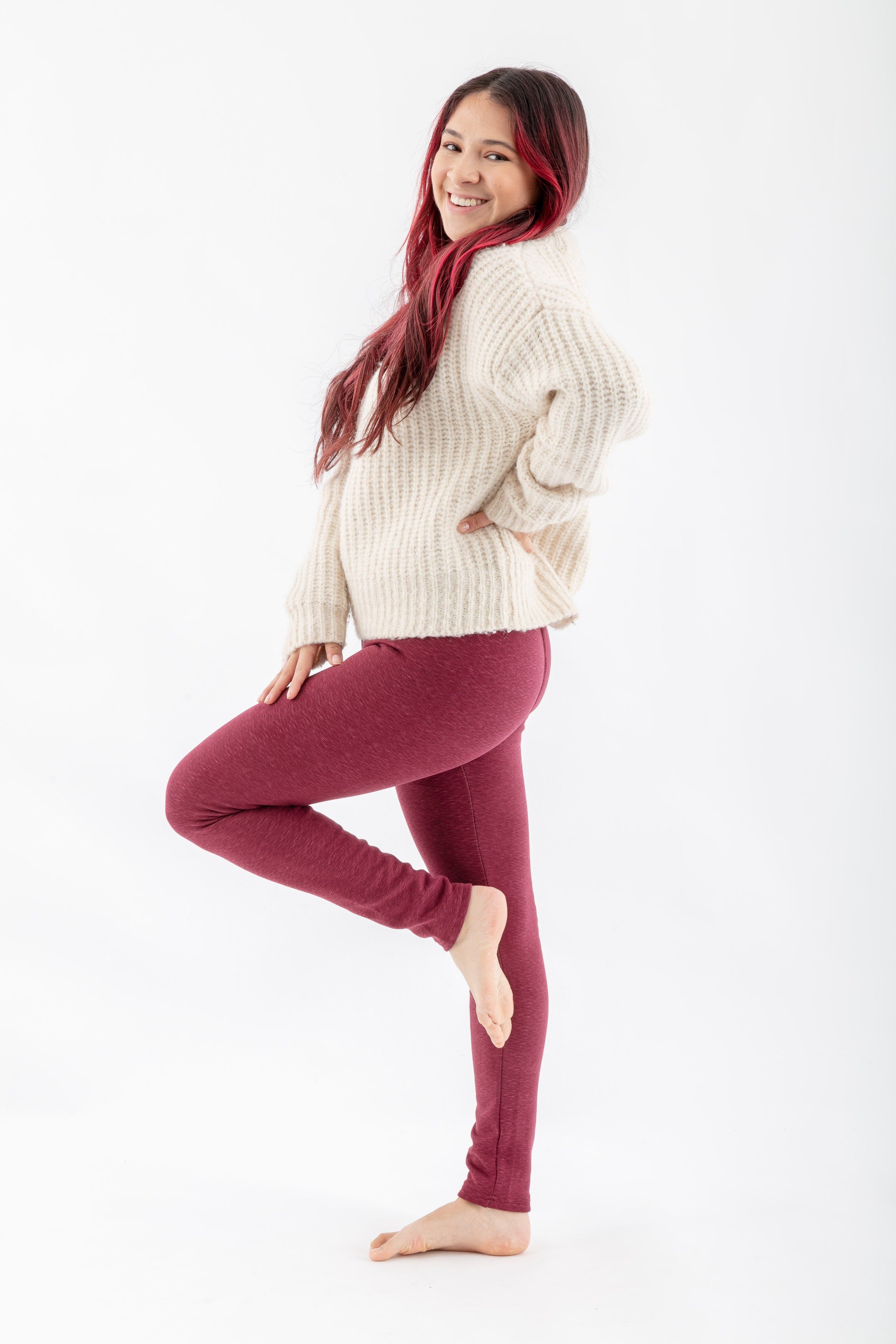 Burgundy - Cozy Lined sold by Just Cozy product image thumbnail 3