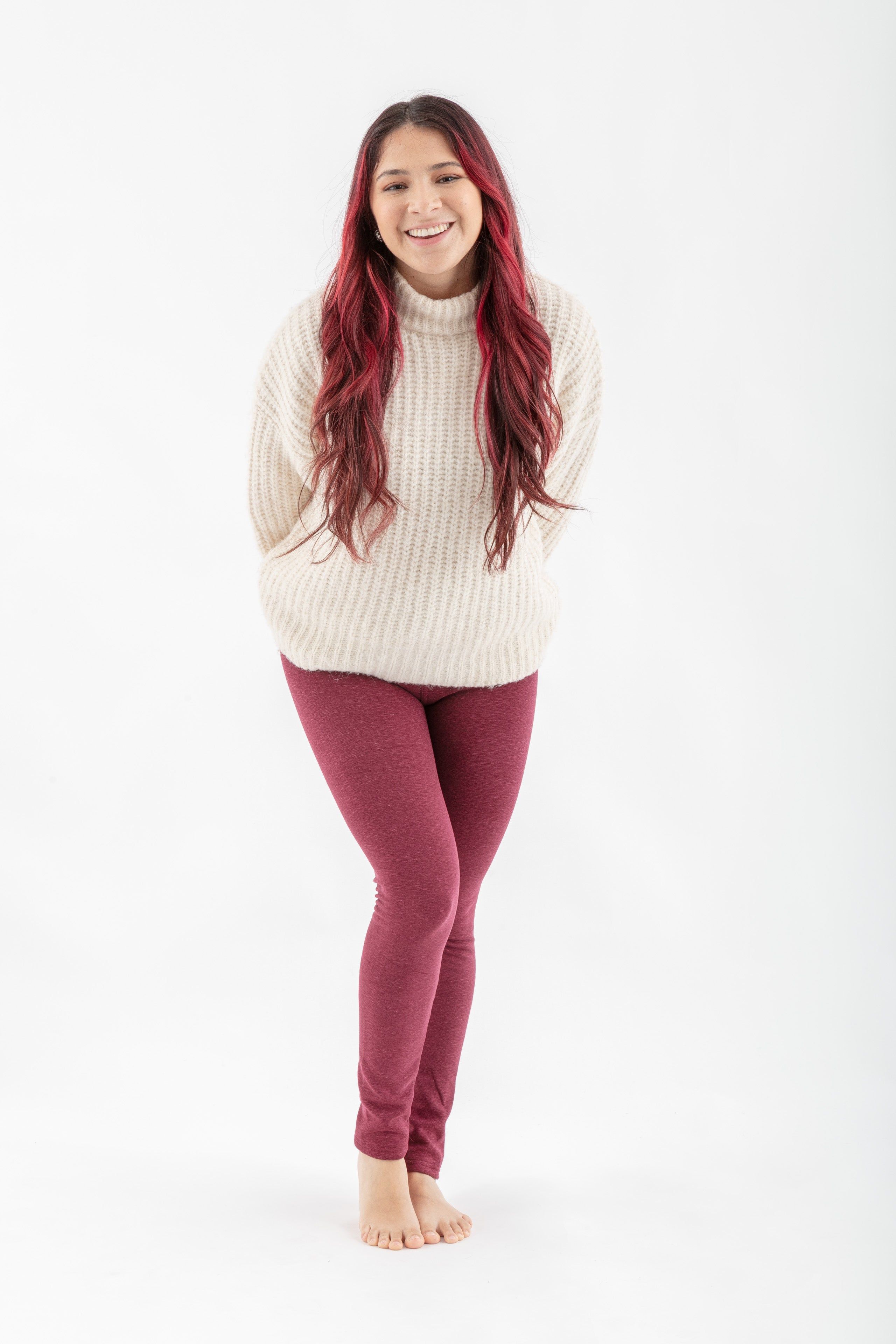 Burgundy - Cozy Lined sold by Just Cozy product image thumbnail 2