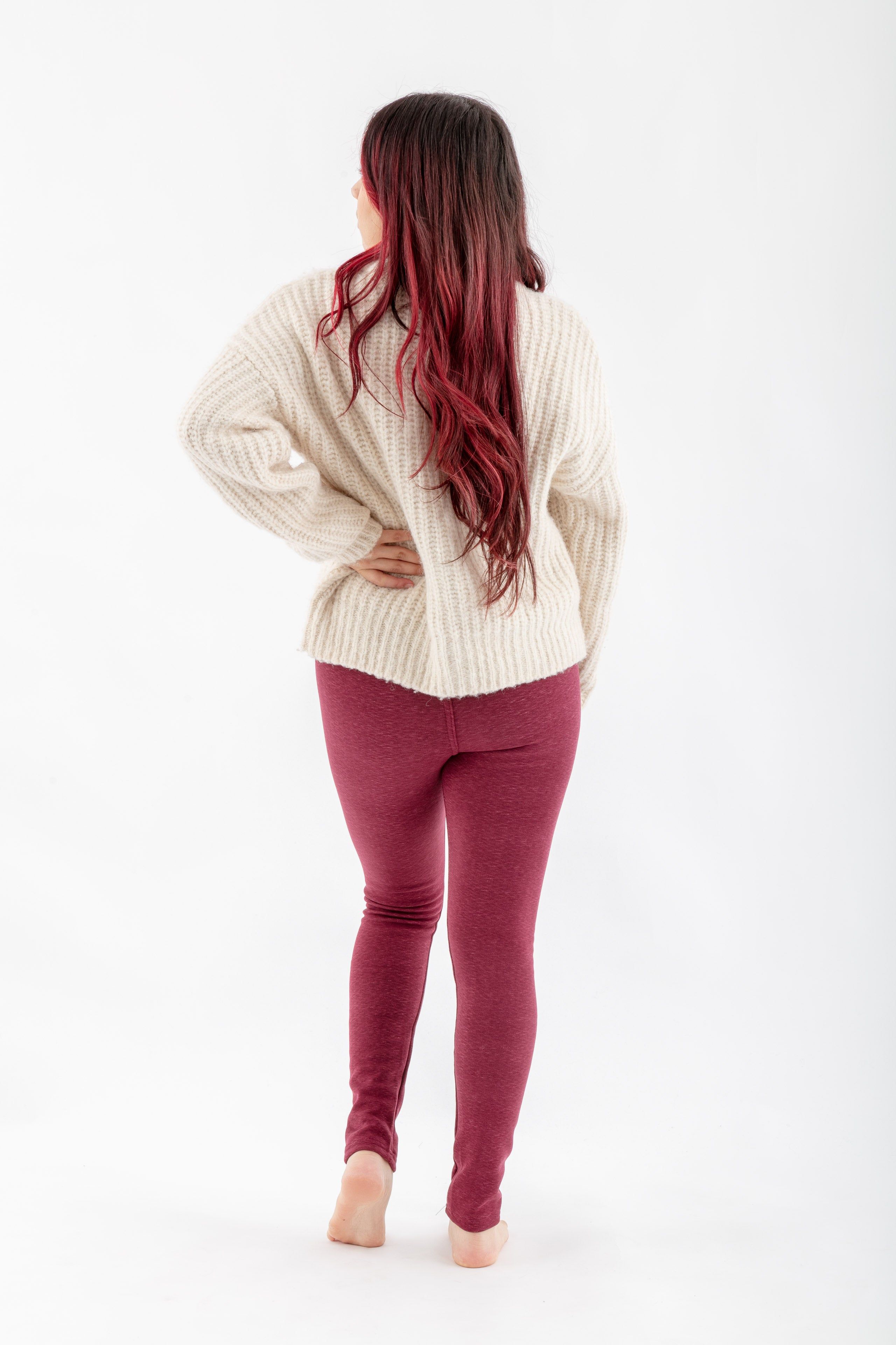 Burgundy - Cozy Lined sold by Just Cozy product image thumbnail 4