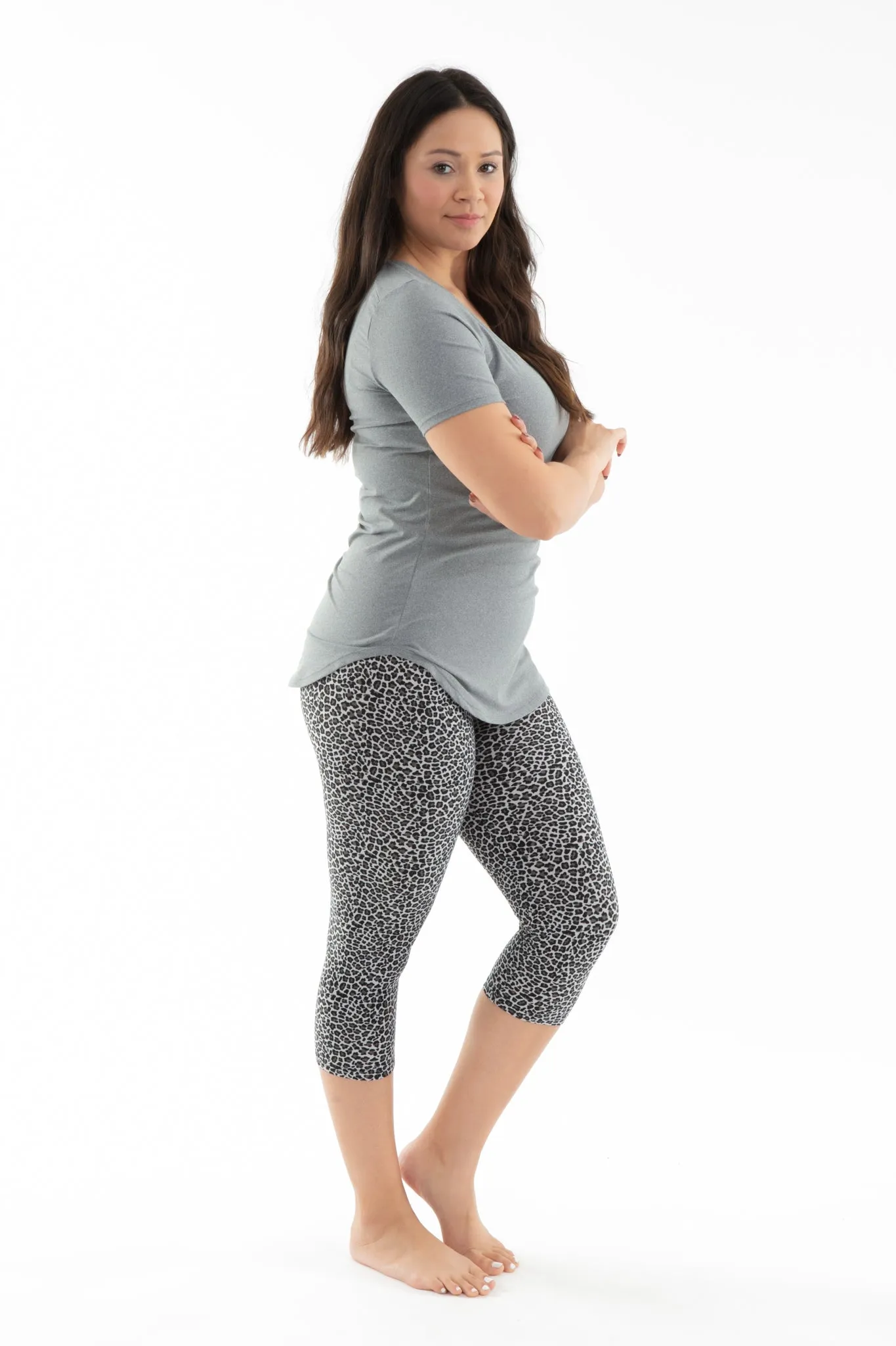 Leopard Touch - Capris sold by Just Cozy product image thumbnail 4