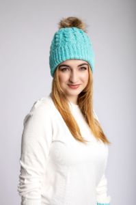 Cyan - Cozy Lined Hat sold by Just Cozy