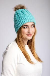 Cyan - Cozy Lined Hat sold by Just Cozy