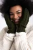Green - Cozy Lined Mittens sold by Just Cozy