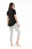 Gray Shapes - Capris sold by Just Cozy