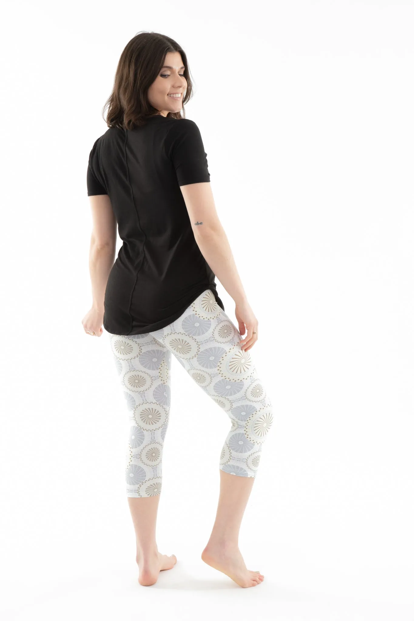 Gray Shapes - Capris sold by Just Cozy product image thumbnail 3
