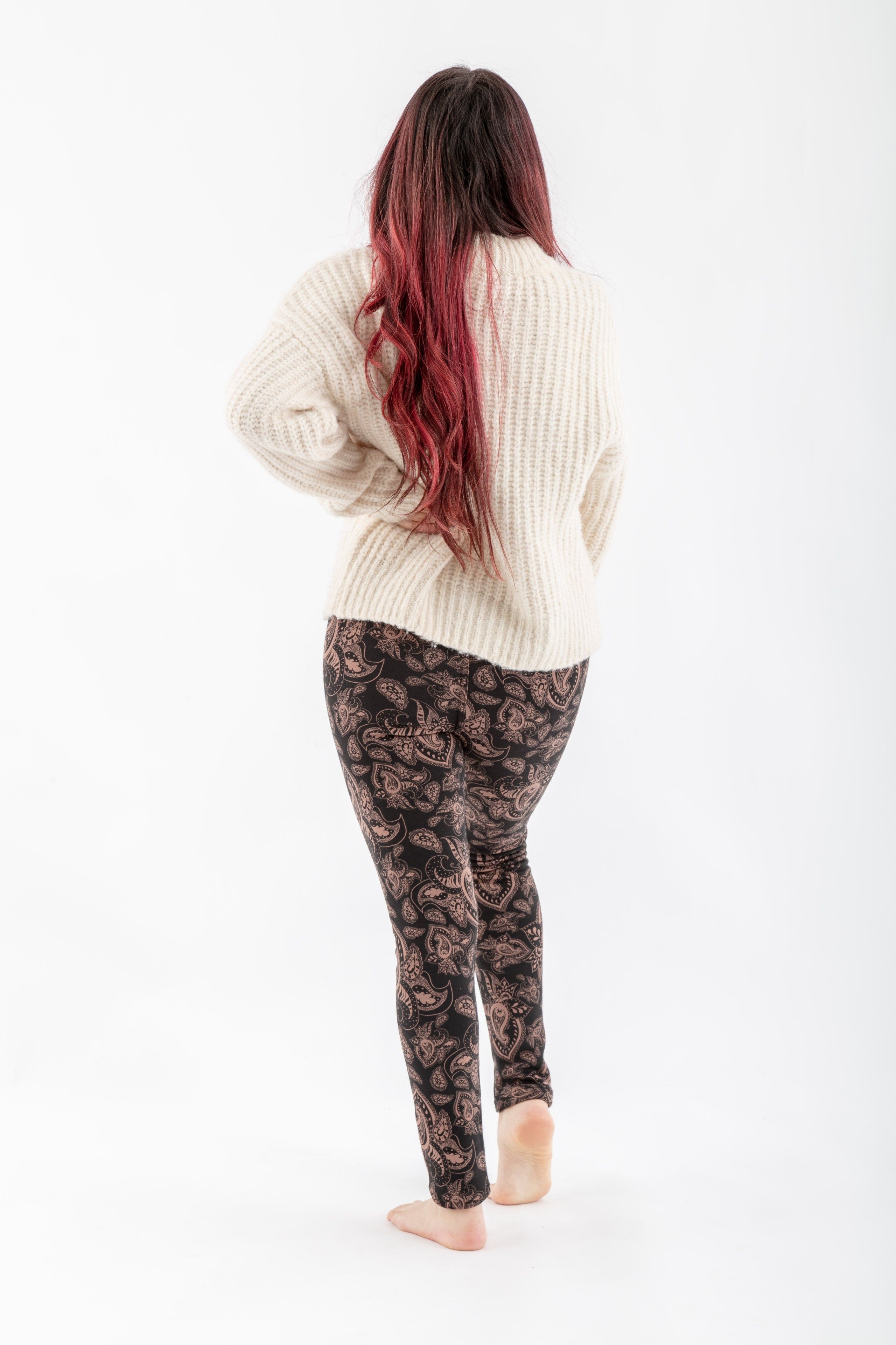 Brown Paisley - Cozy Lined sold by Just Cozy product image thumbnail 4