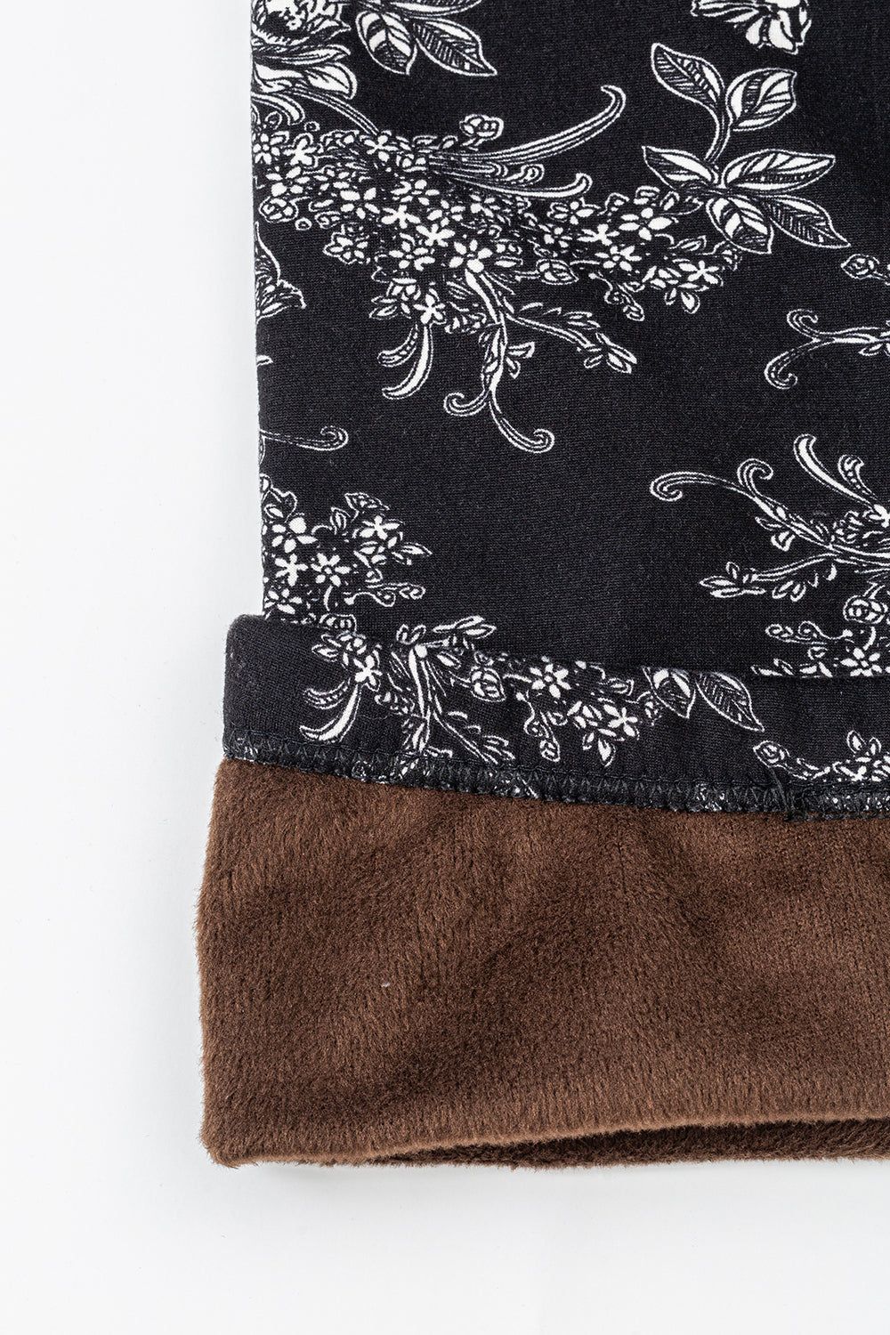 Black Floral - Cozy Lined sold by Just Cozy product image thumbnail 7