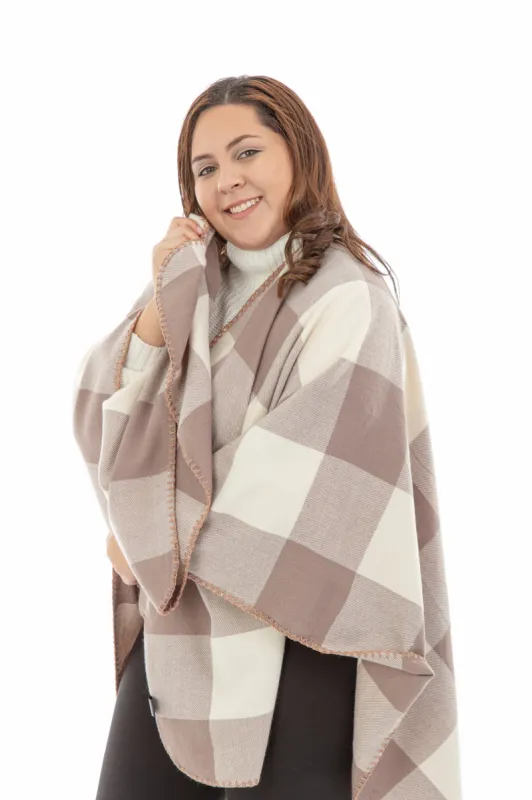 Mindy - Poncho Scarf sold by Just Cozy