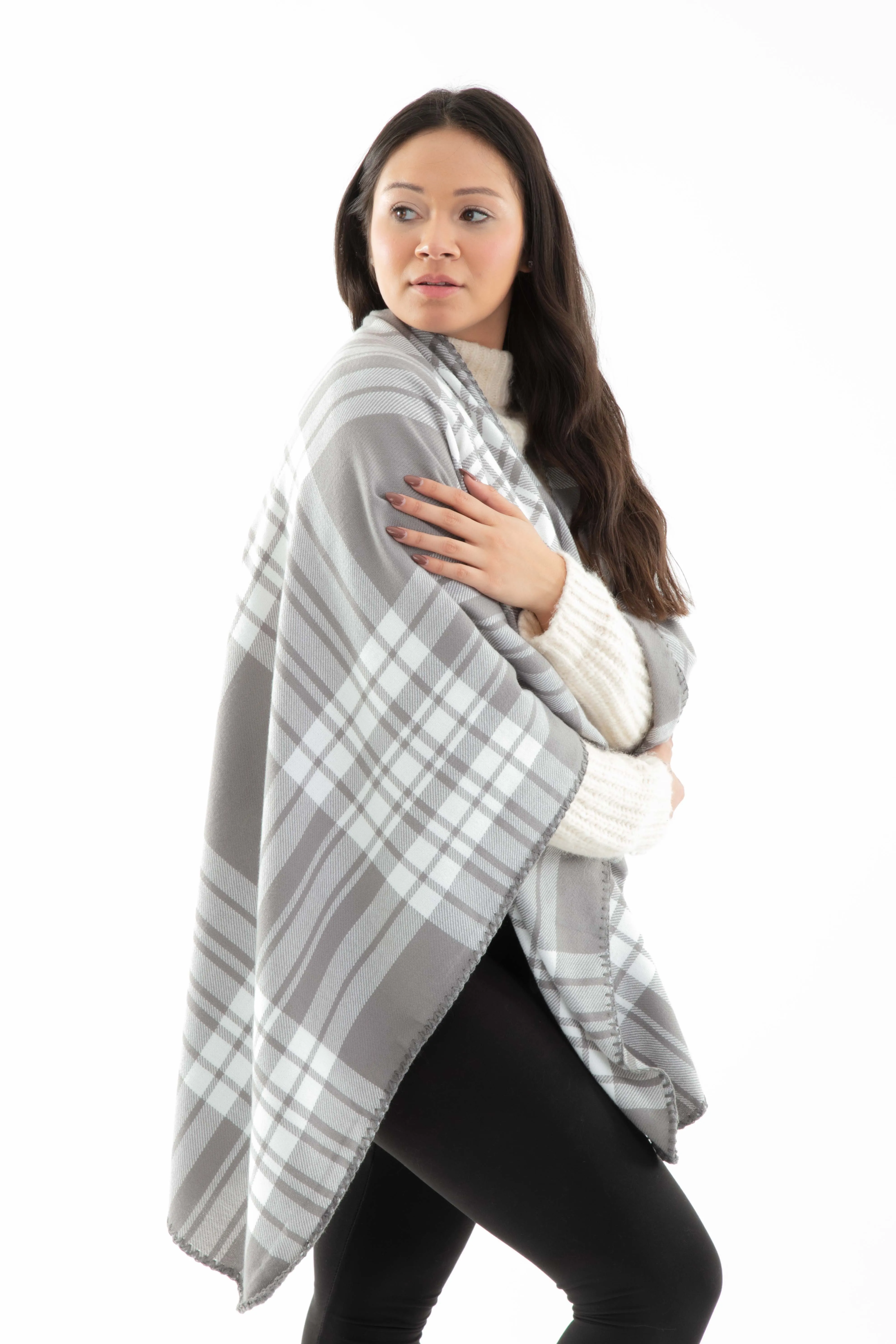 Bella - Poncho Scarf sold by Just Cozy product image thumbnail 4