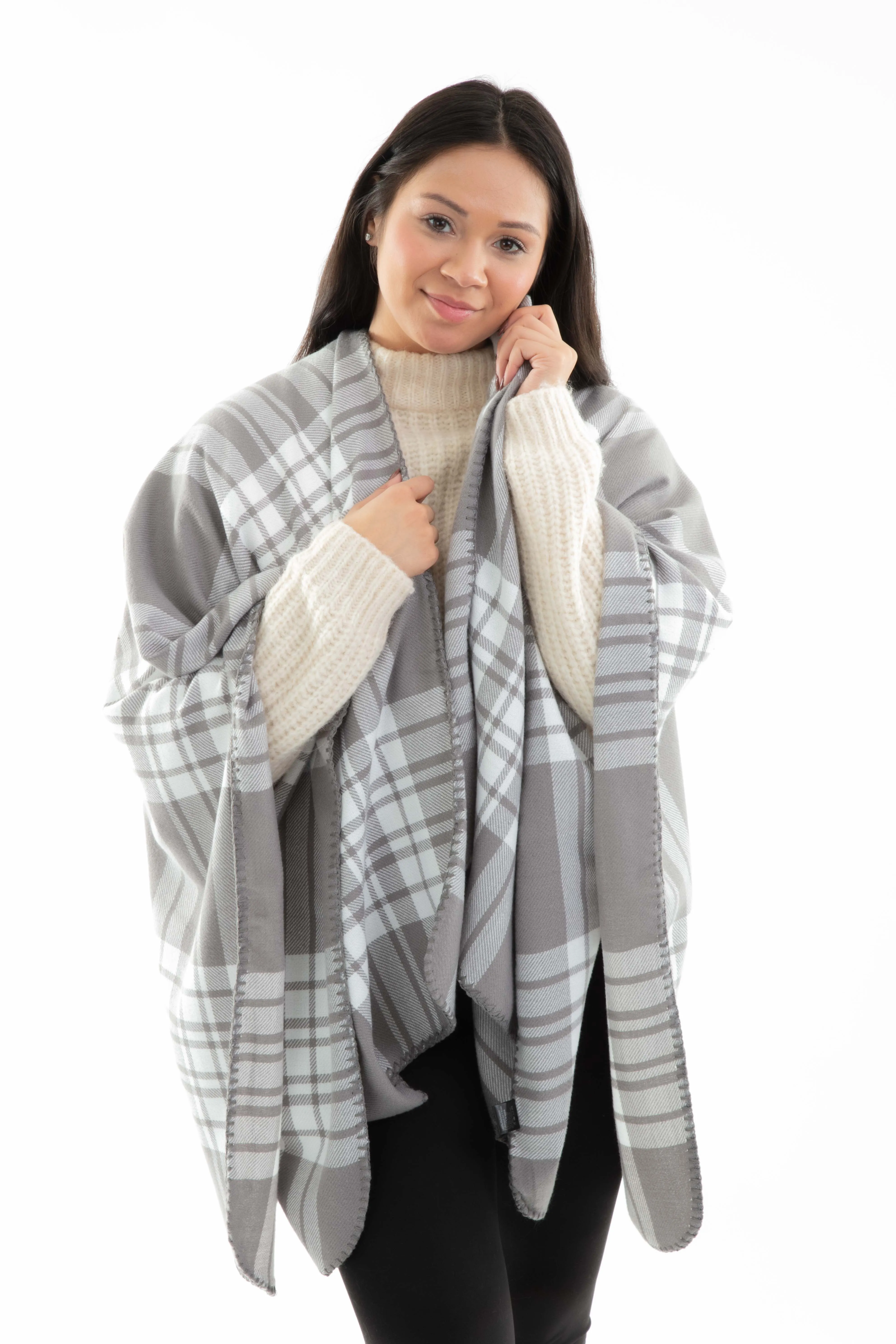 Bella - Poncho Scarf sold by Just Cozy