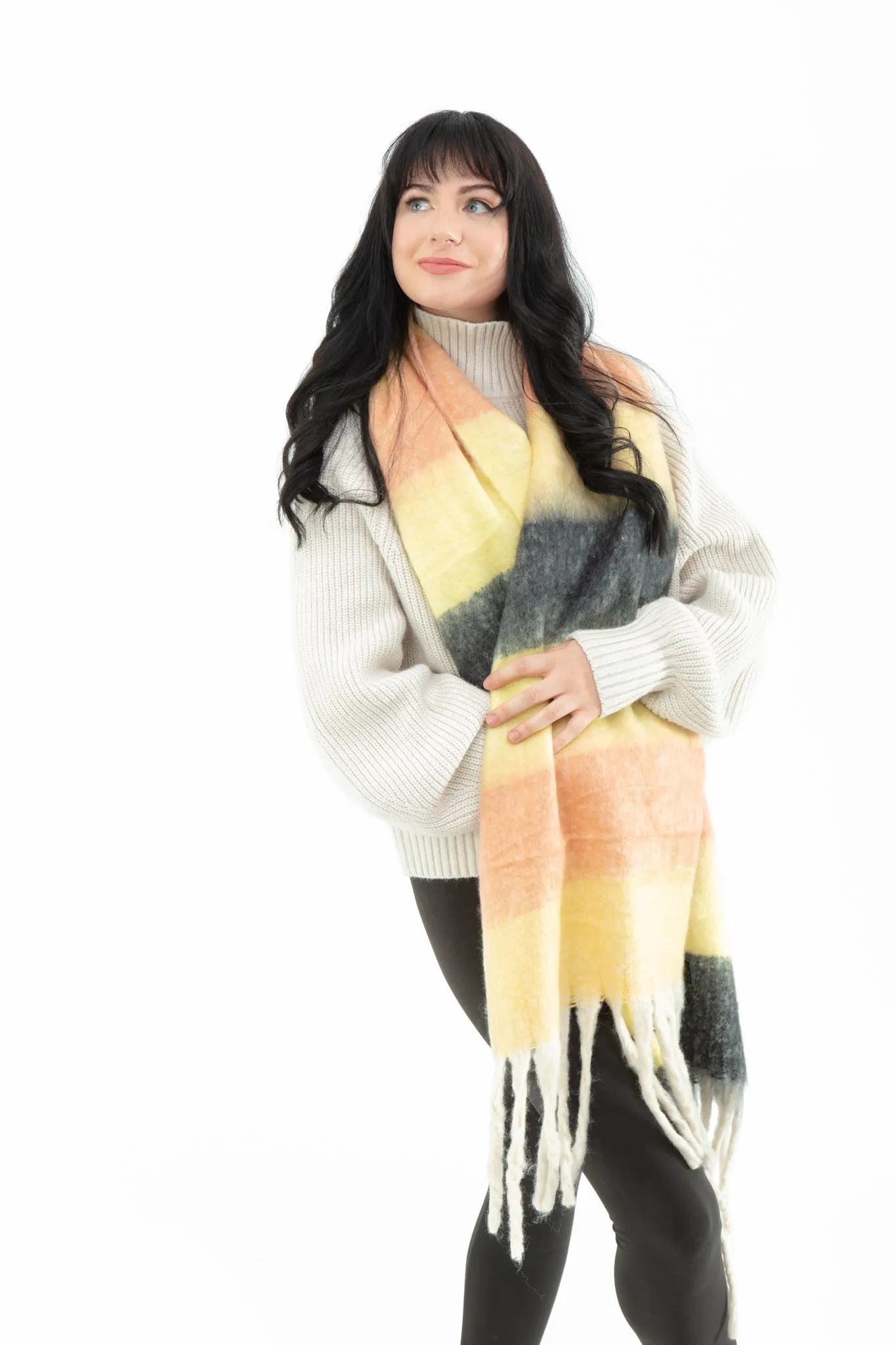 Aiyana - Bouclé Scarf sold by Just Cozy product image thumbnail 5