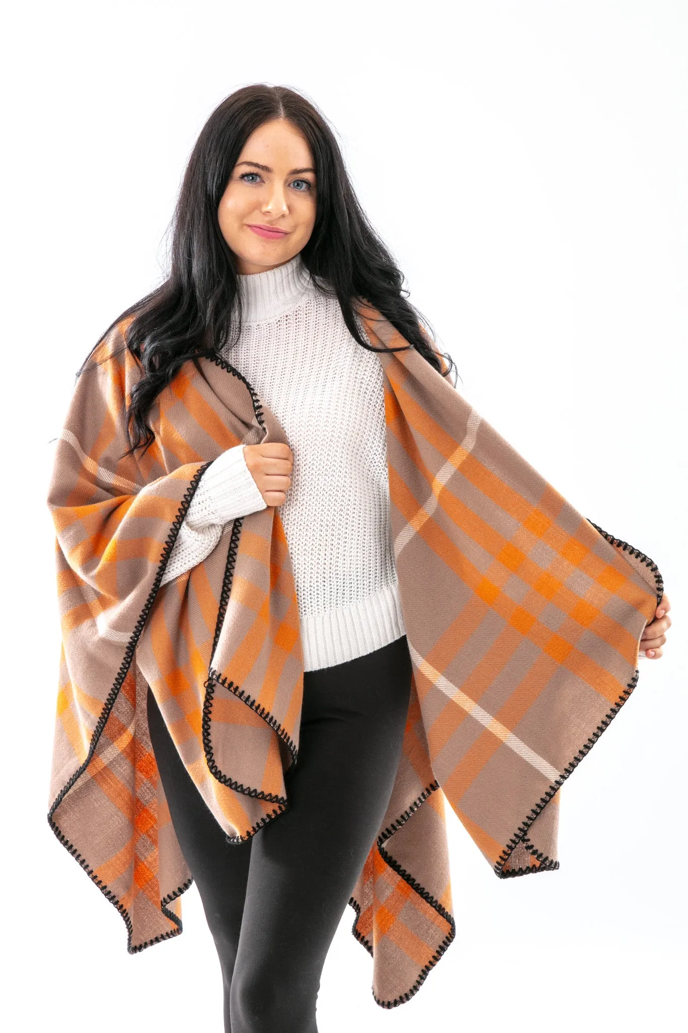 Antonia - Poncho Scarf sold by Just Cozy product image thumbnail 2