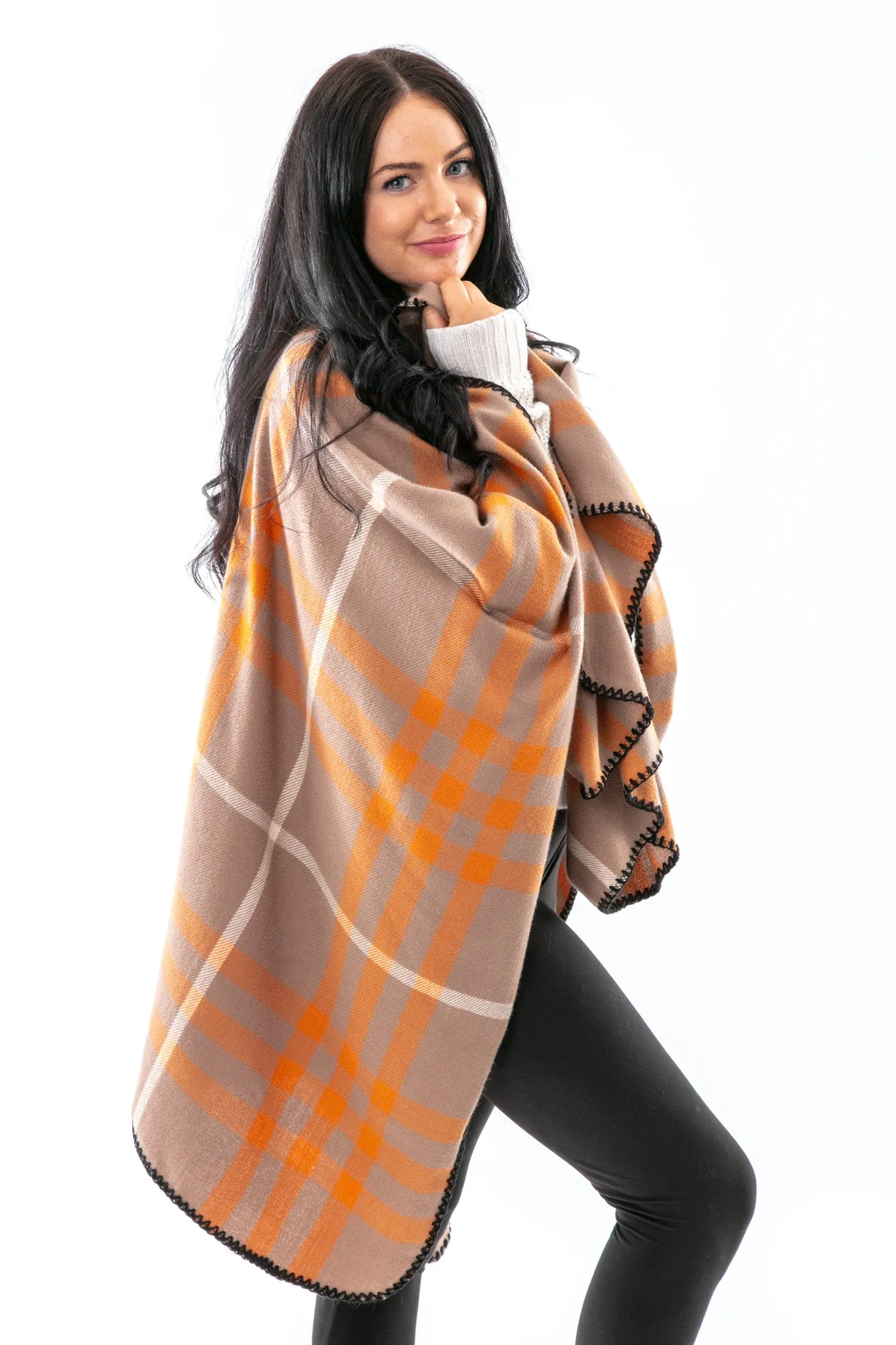 Antonia - Poncho Scarf sold by Just Cozy product image thumbnail 4