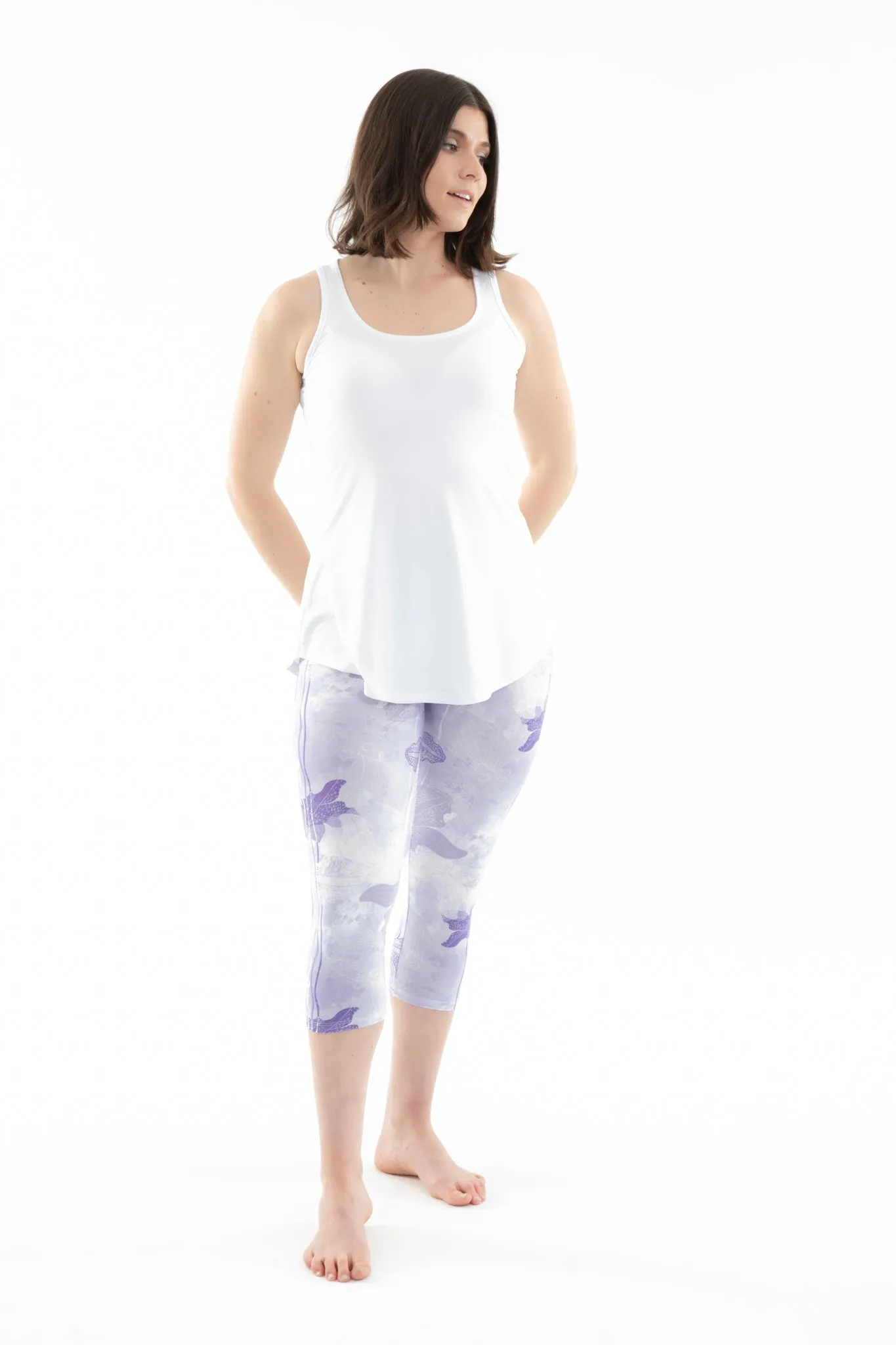 Lily Purple - Capris sold by Just Cozy product image thumbnail 2