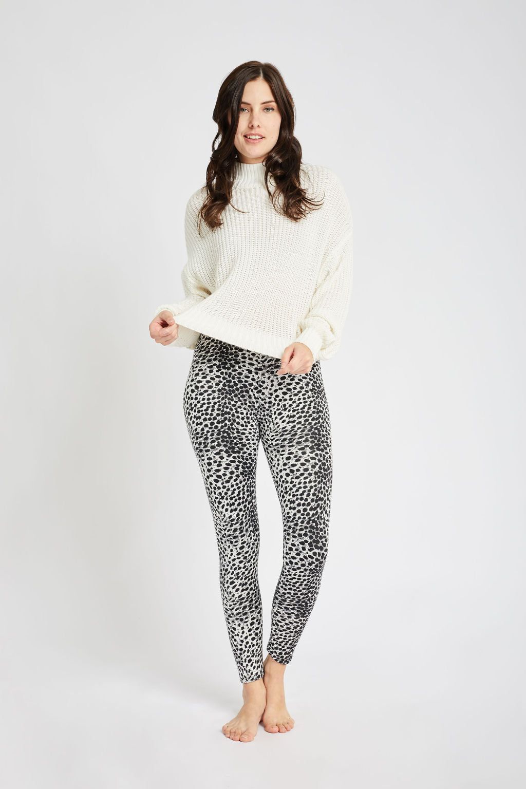 White Leopard - Cozy Lined sold by Just Cozy product image thumbnail 4