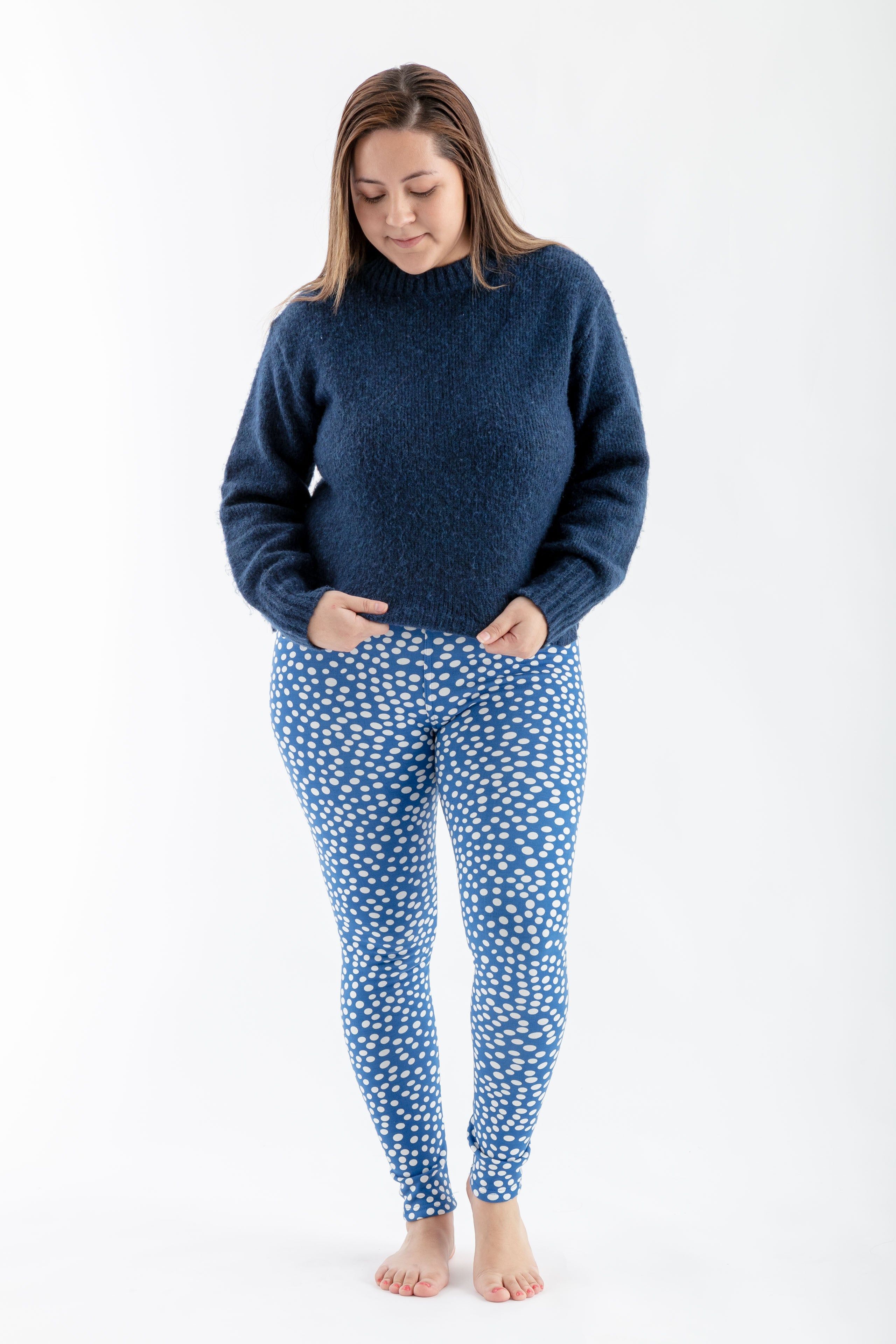 Blue Dotted - Cozy Lined sold by Just Cozy product image thumbnail 2