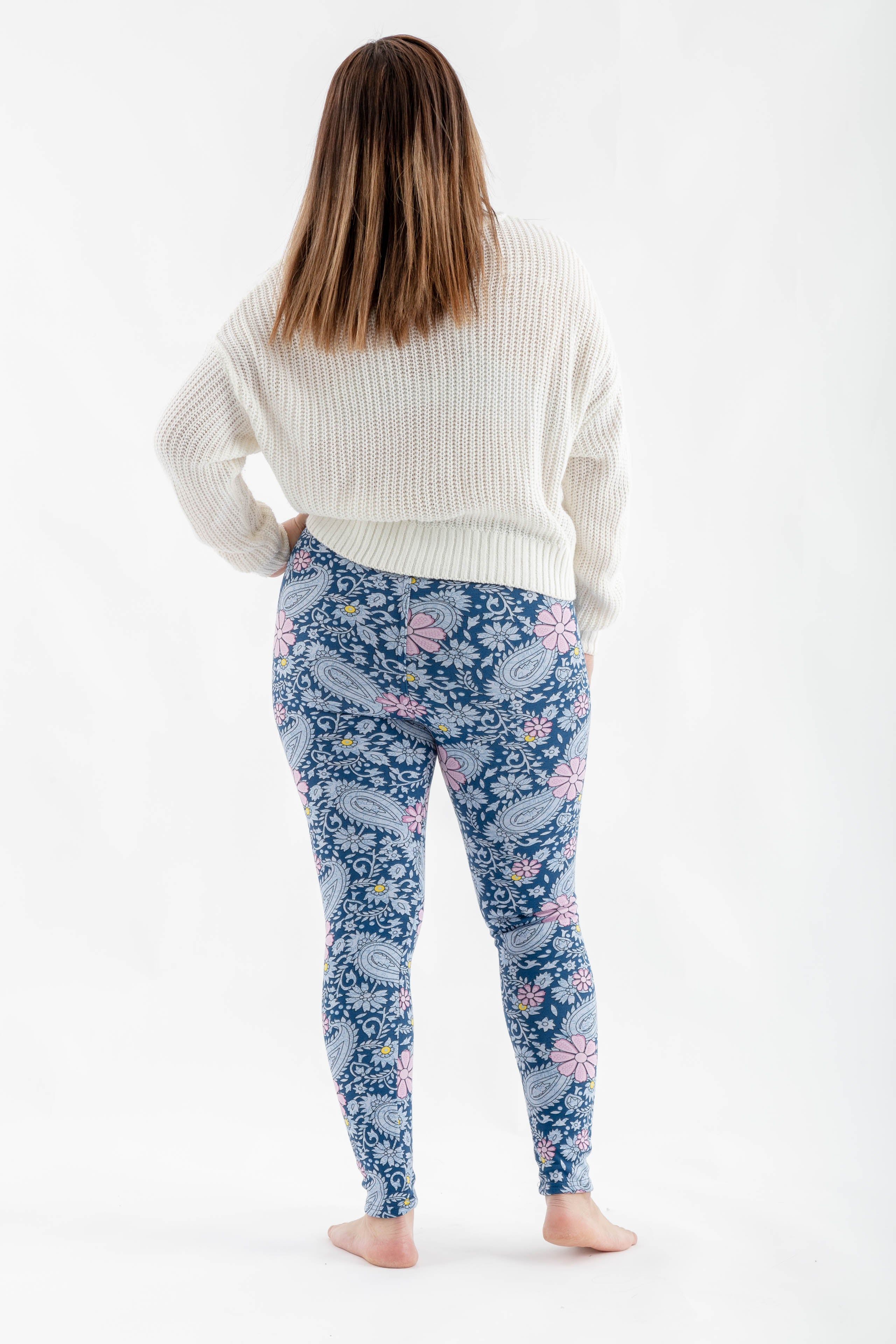 Blue & Pink Floral - Cozy Lined sold by Just Cozy product image thumbnail 5