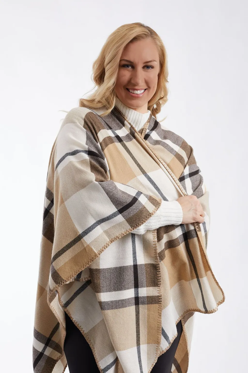 Rada - Poncho Scarf sold by Just Cozy