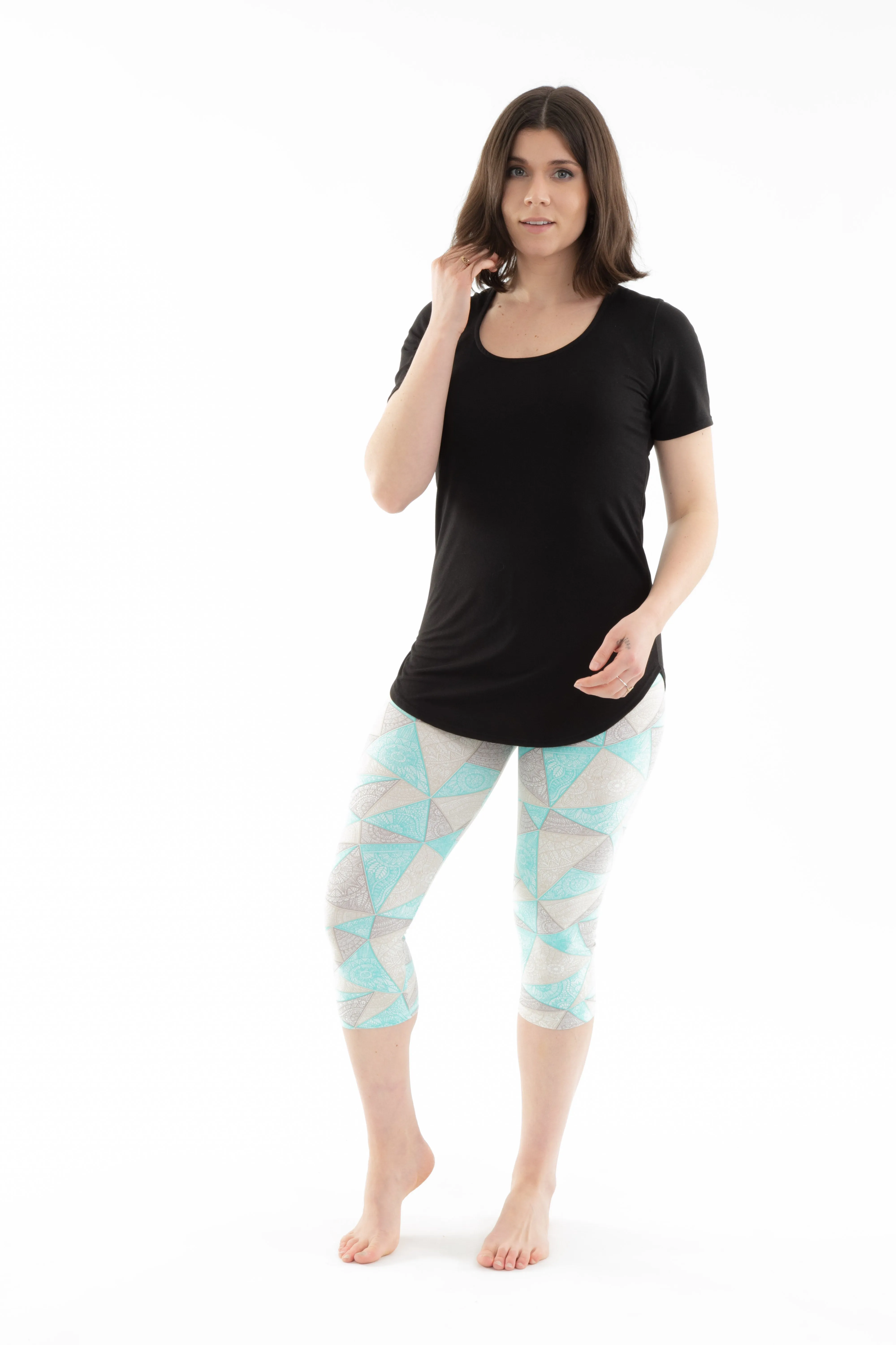 Geom Print - Capris sold by Just Cozy product image thumbnail 3