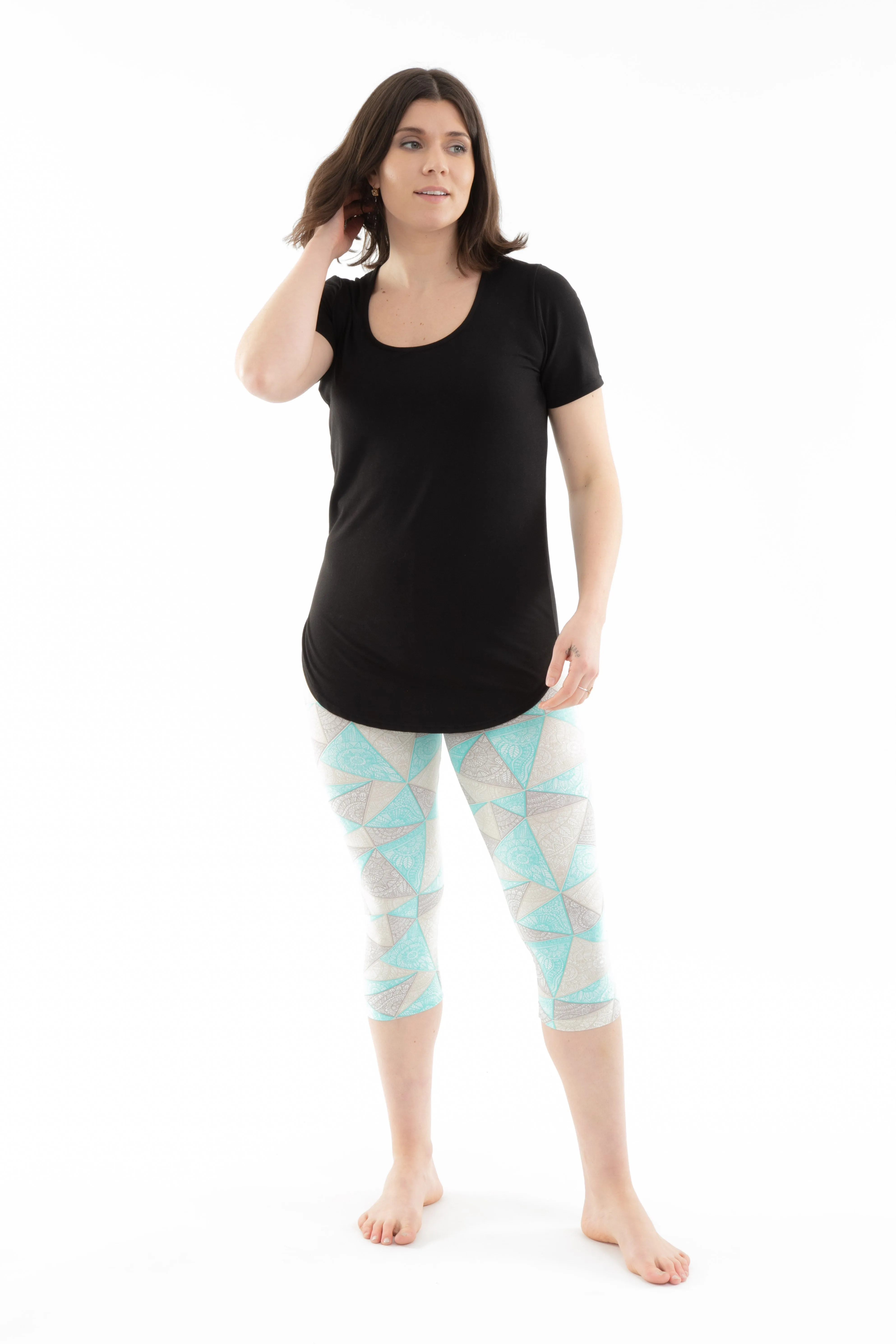 Geom Print - Capris sold by Just Cozy product image thumbnail 2