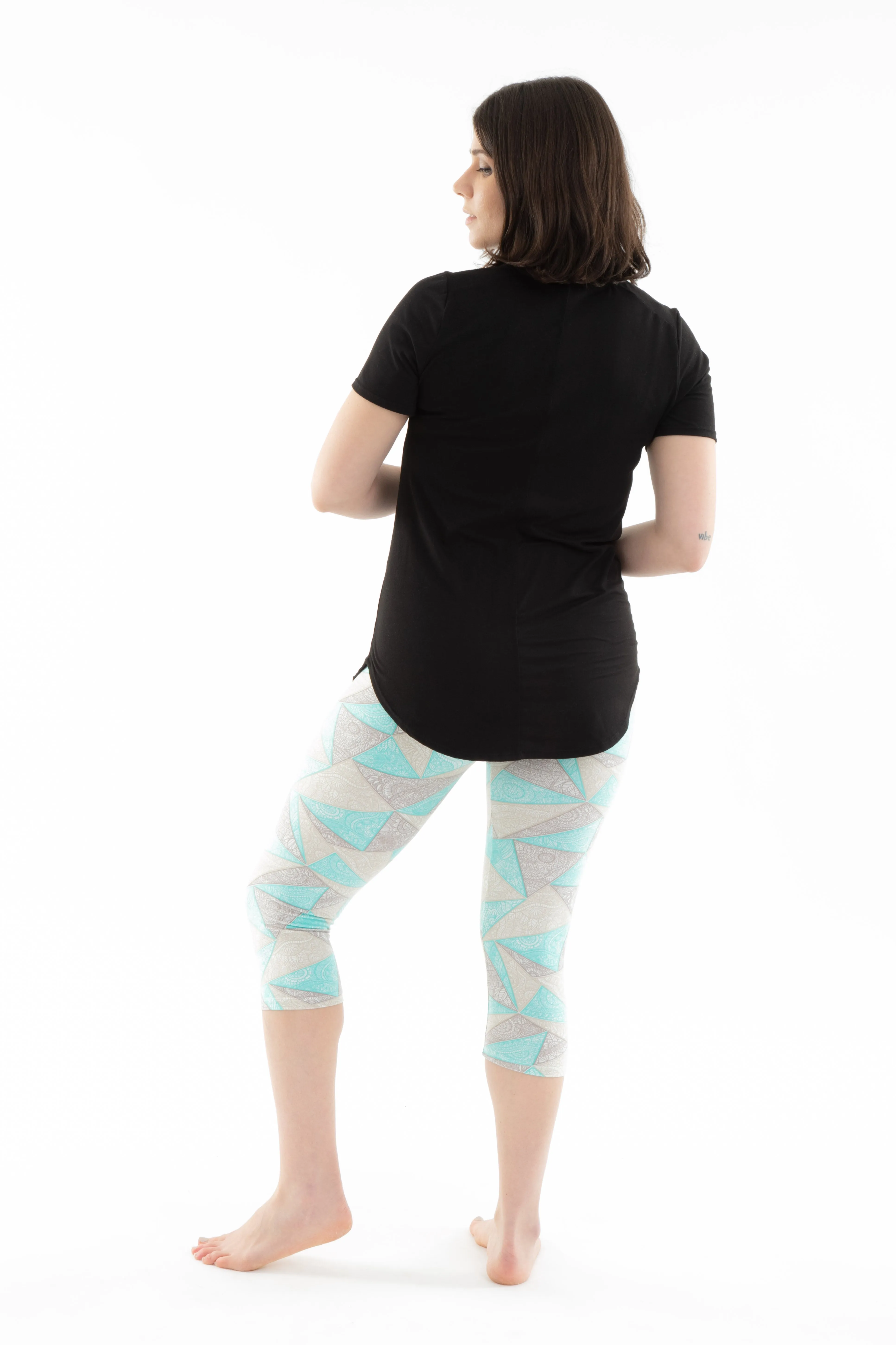 Geom Print - Capris sold by Just Cozy product image thumbnail 5