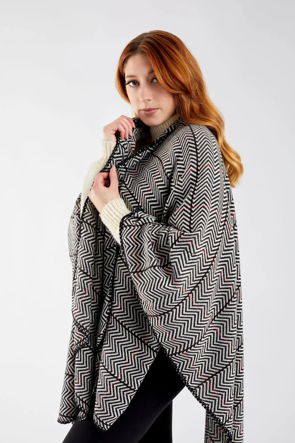 Regina - Poncho Scarf sold by Just Cozy