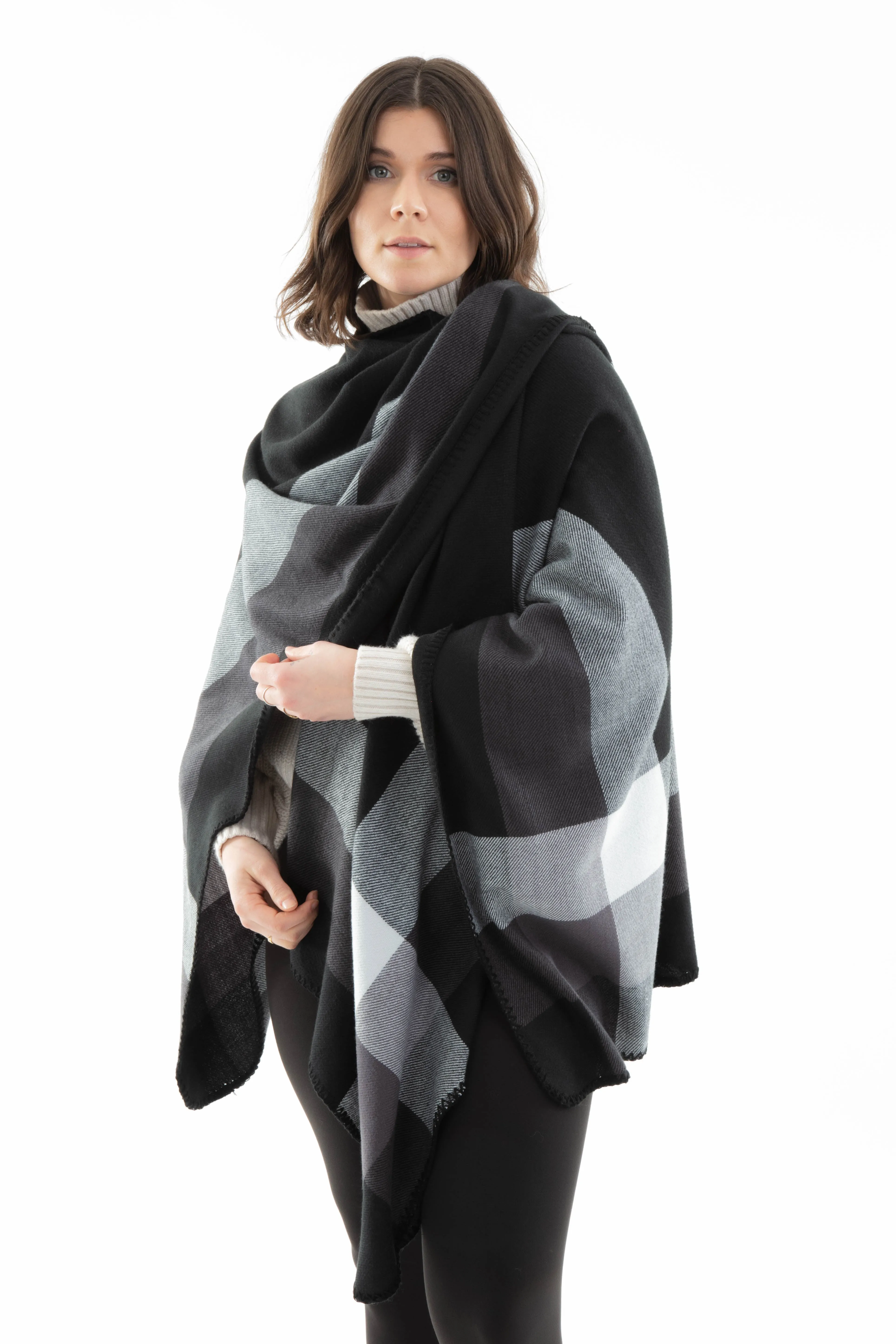 Gina - Poncho Scarf sold by Just Cozy