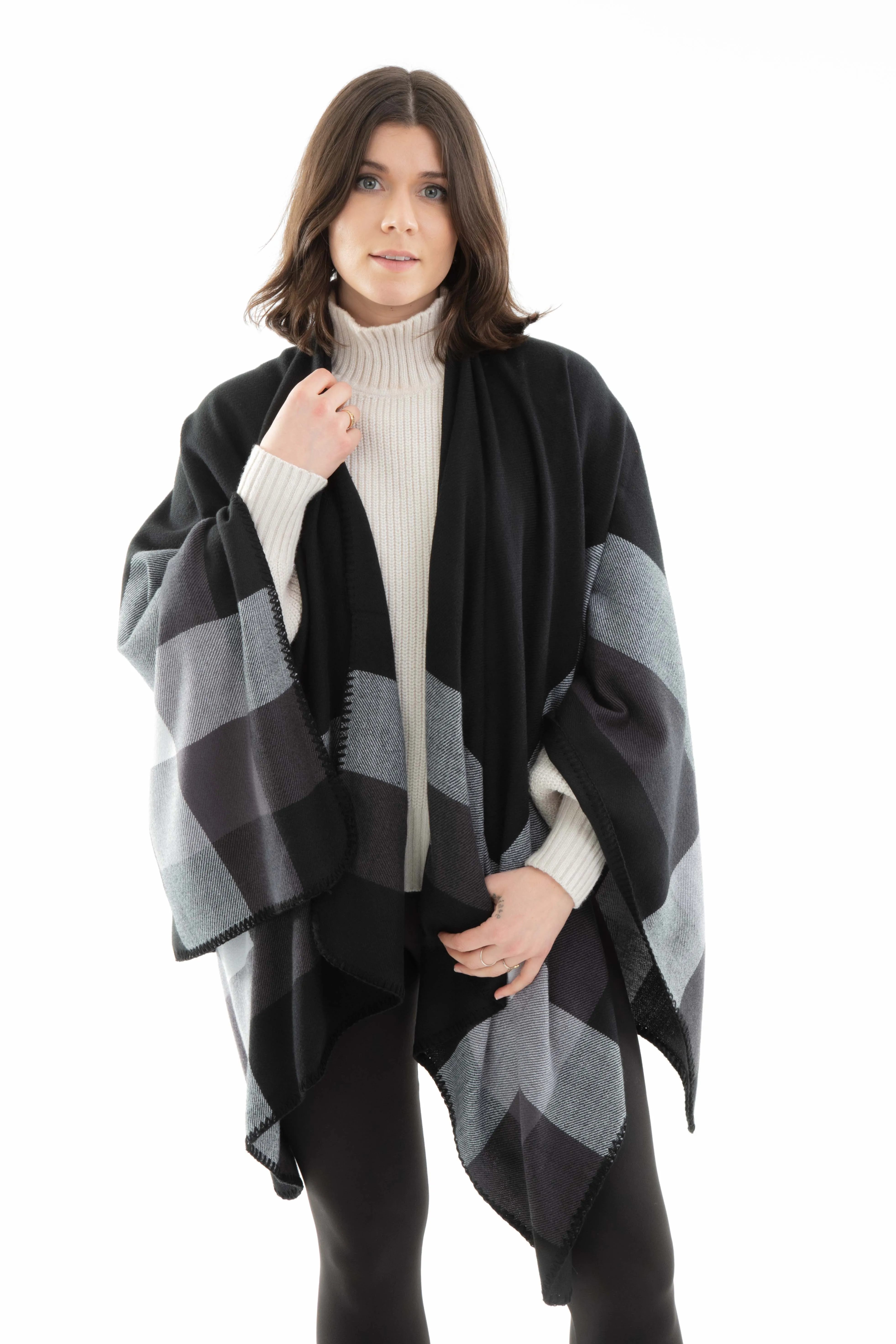 Gina - Poncho Scarf sold by Just Cozy product image thumbnail 2