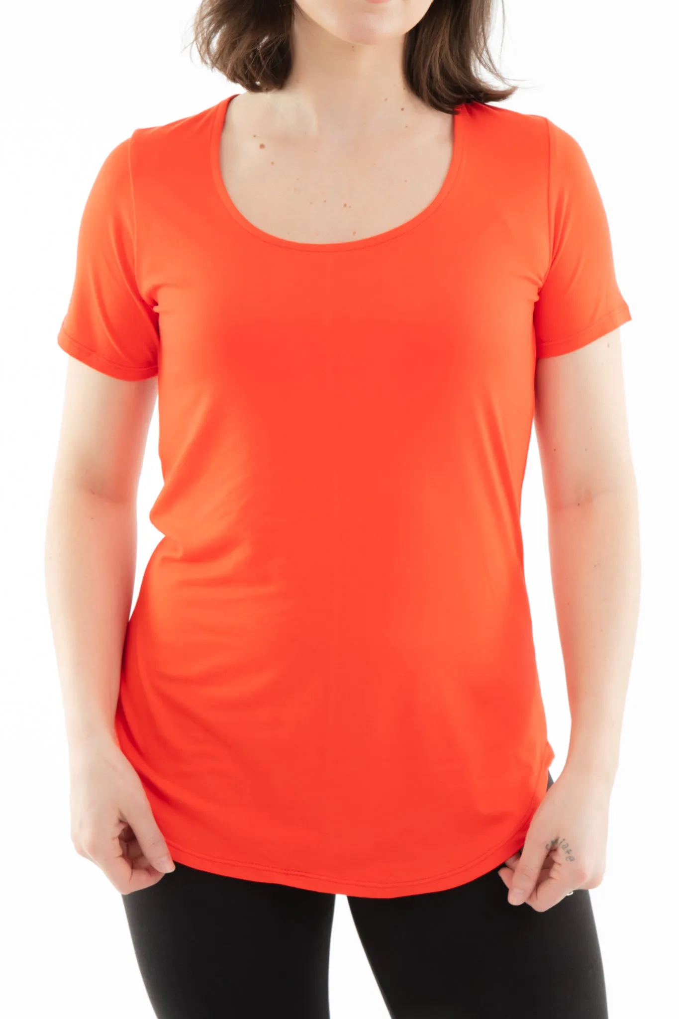 Scarlet - Short Sleeve Tunic Top sold by Just Cozy