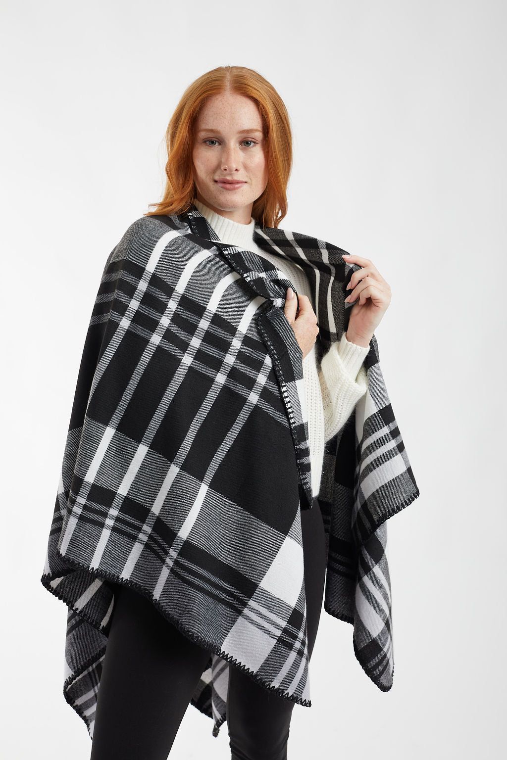 Yvette - Poncho Scarf sold by Just Cozy product image thumbnail 2