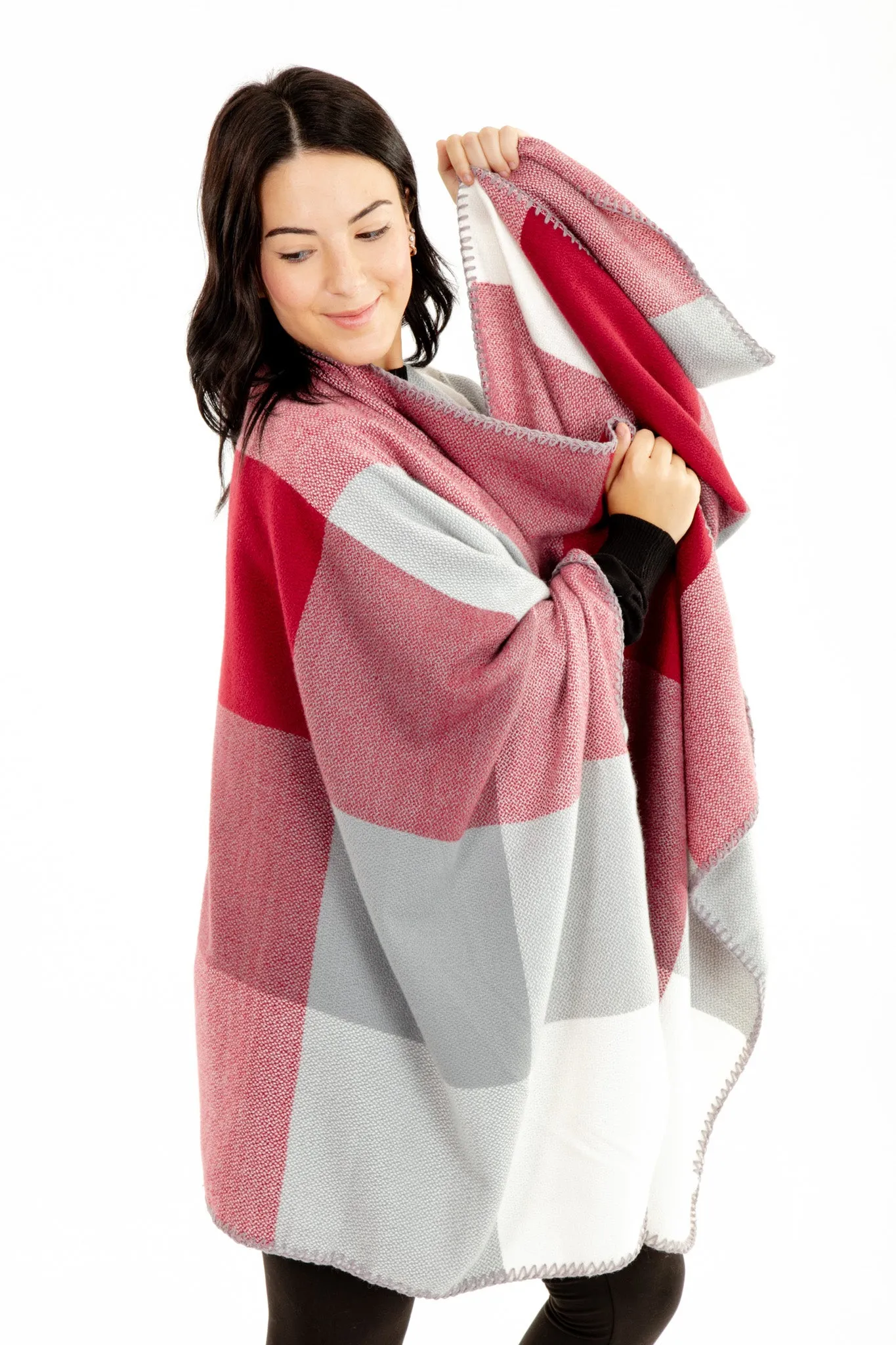 Emilia - Poncho Scarf sold by Just Cozy