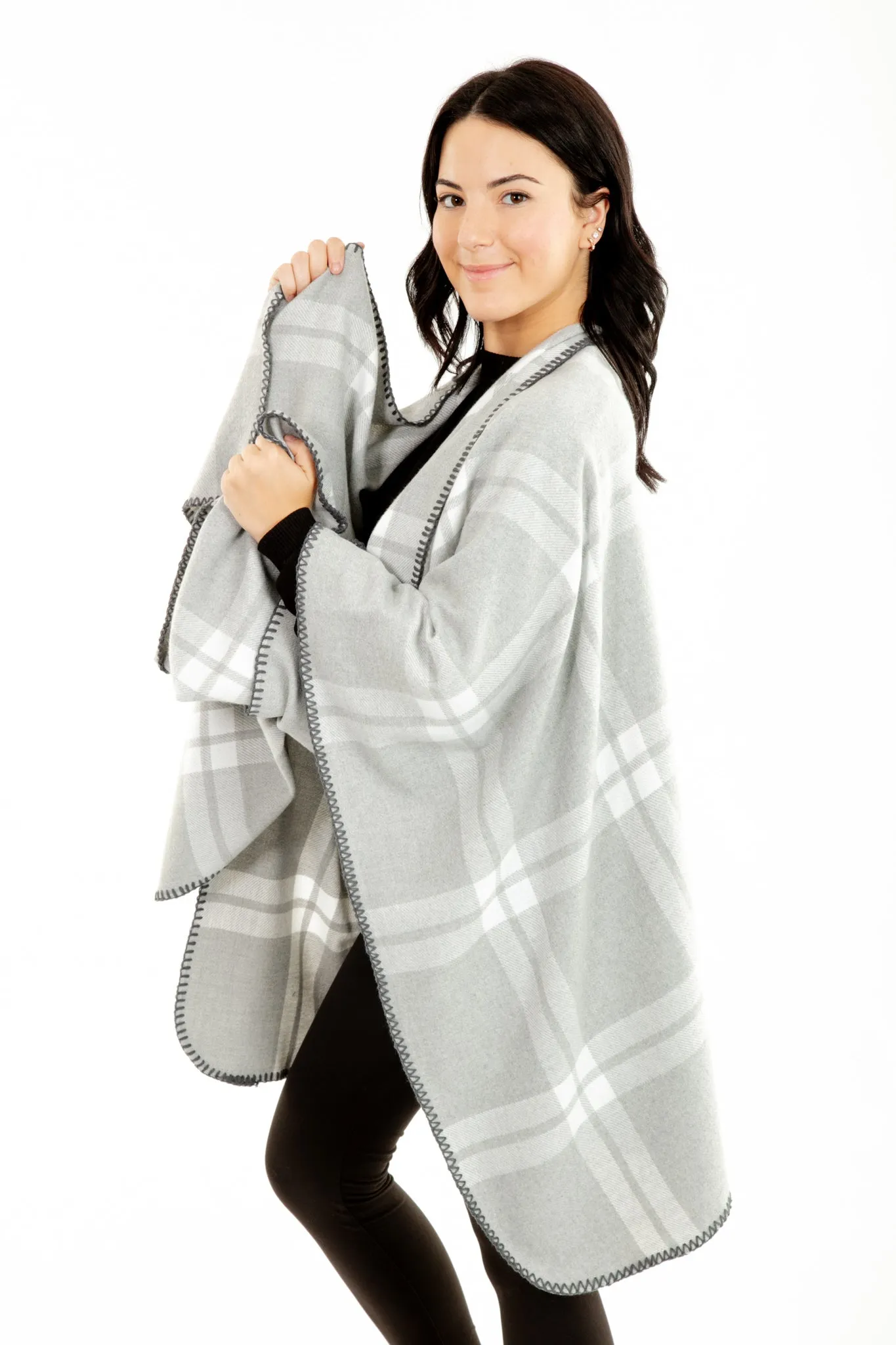 Lucille - Poncho Scarf sold by Just Cozy product image thumbnail 2